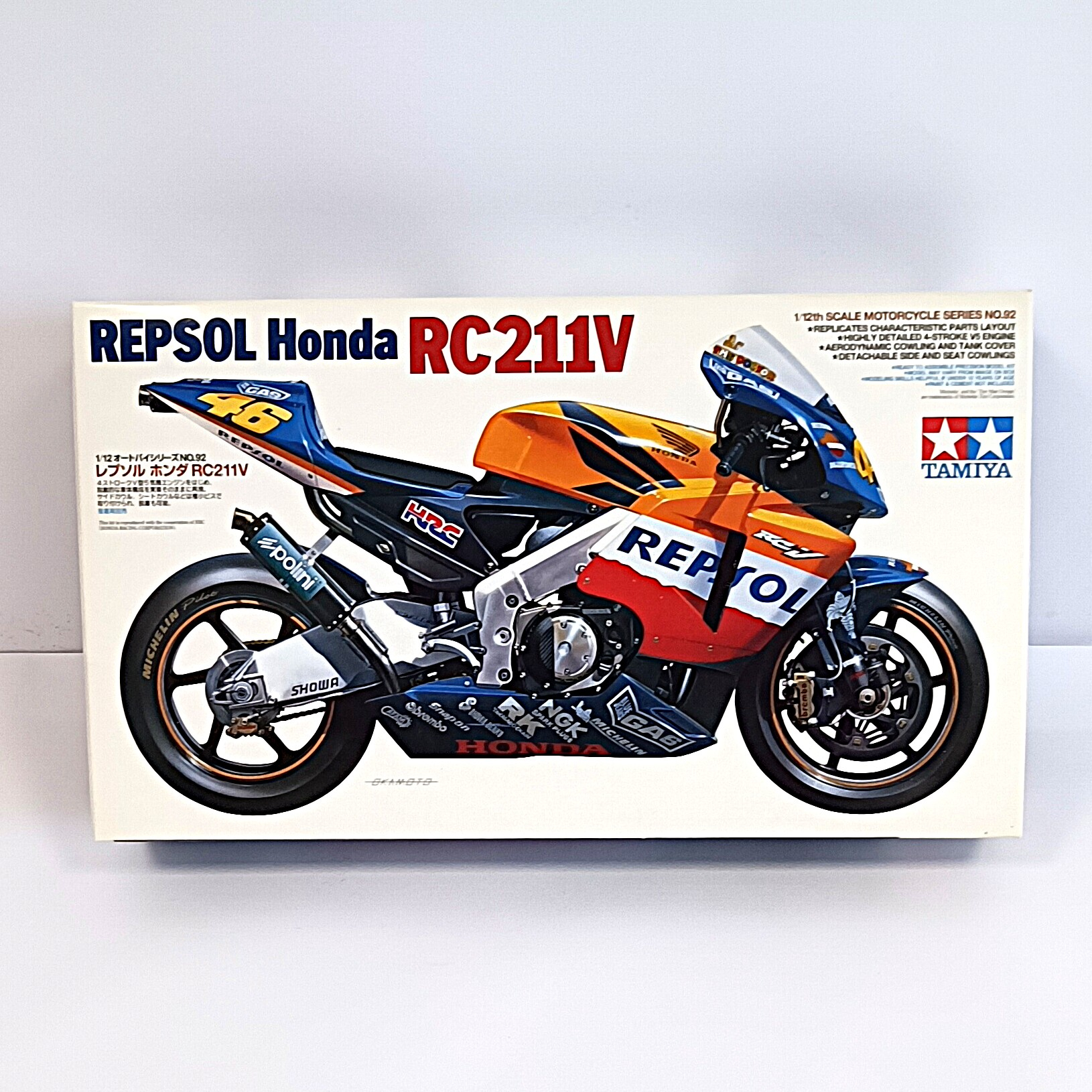 Maquette moto Tamiya Repsol Honda RC211V 1/12 – MotoGP 2002 Très bon état -  reconditionné disponible sur Label Emmaüs