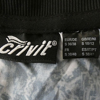 Veste légère noire et grise - Femme - CRIVIT - Taille S Très bon état - Vue 4 - 