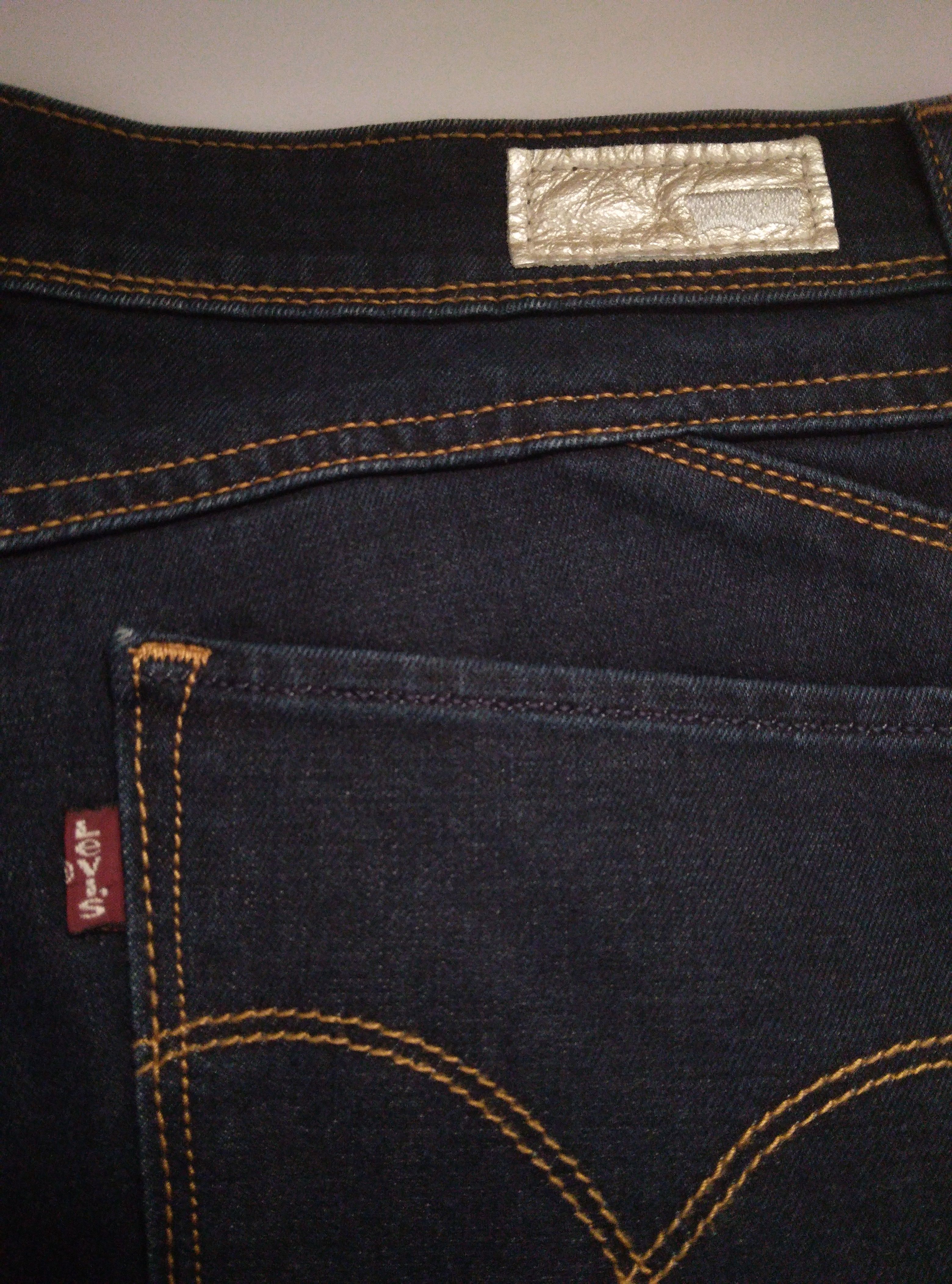 Pantalon en Jean bleu marine 