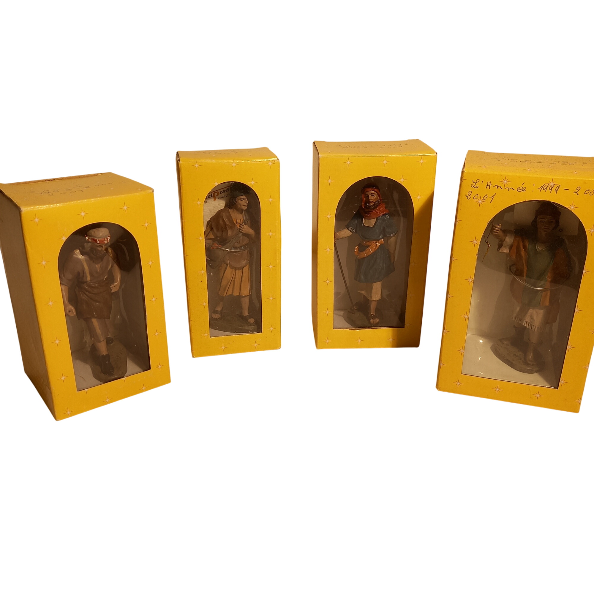 Lot de 4 Figurines de Crèche DelPrado Bon état -  reconditionné disponible sur Label Emmaüs