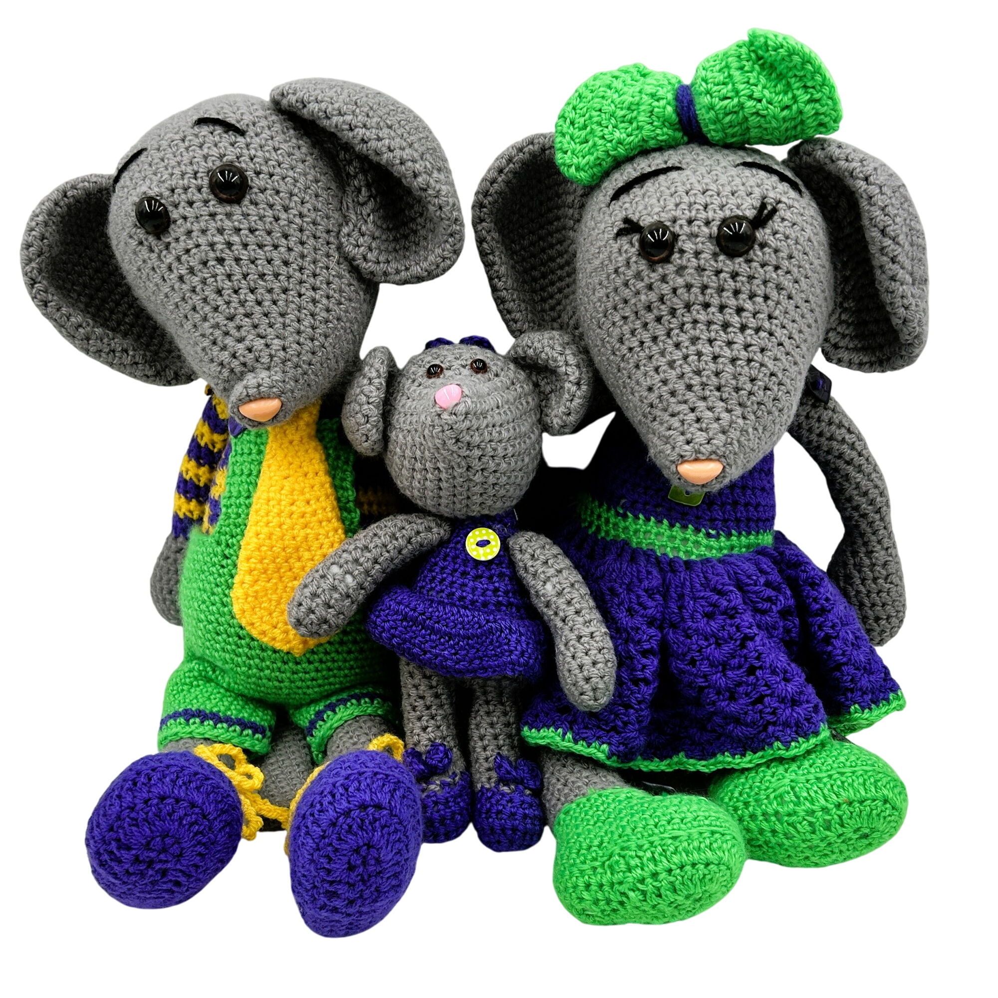 Famille souris en crochet - Photo 0