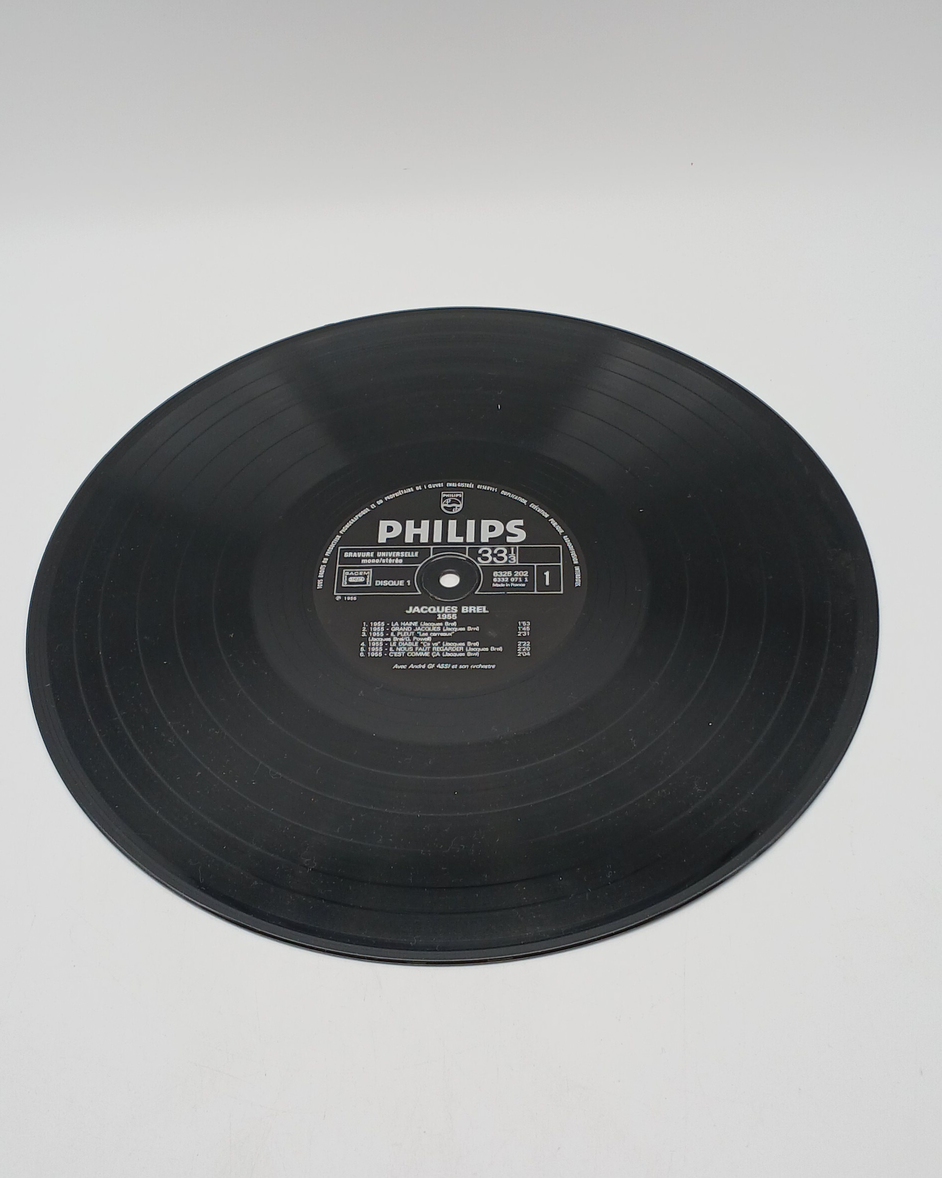 Vinyle 33 Tours (LP) - Jacques BREL L'intégrale de 1954 à 1962 Très bon état - Vue 3 - 