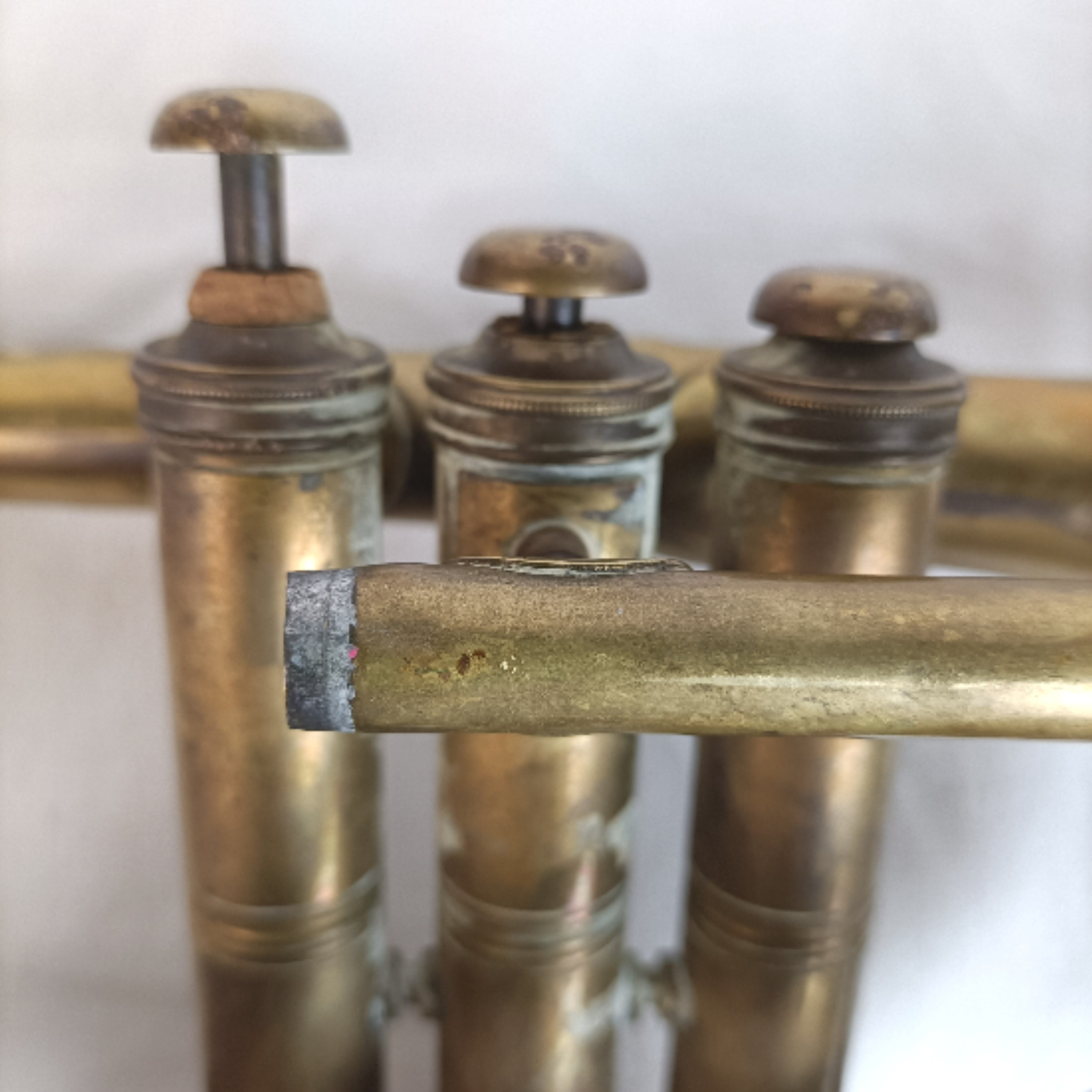 Ancienne Trompette Couesnon et Cie à restaurer - État correct - Photo 8