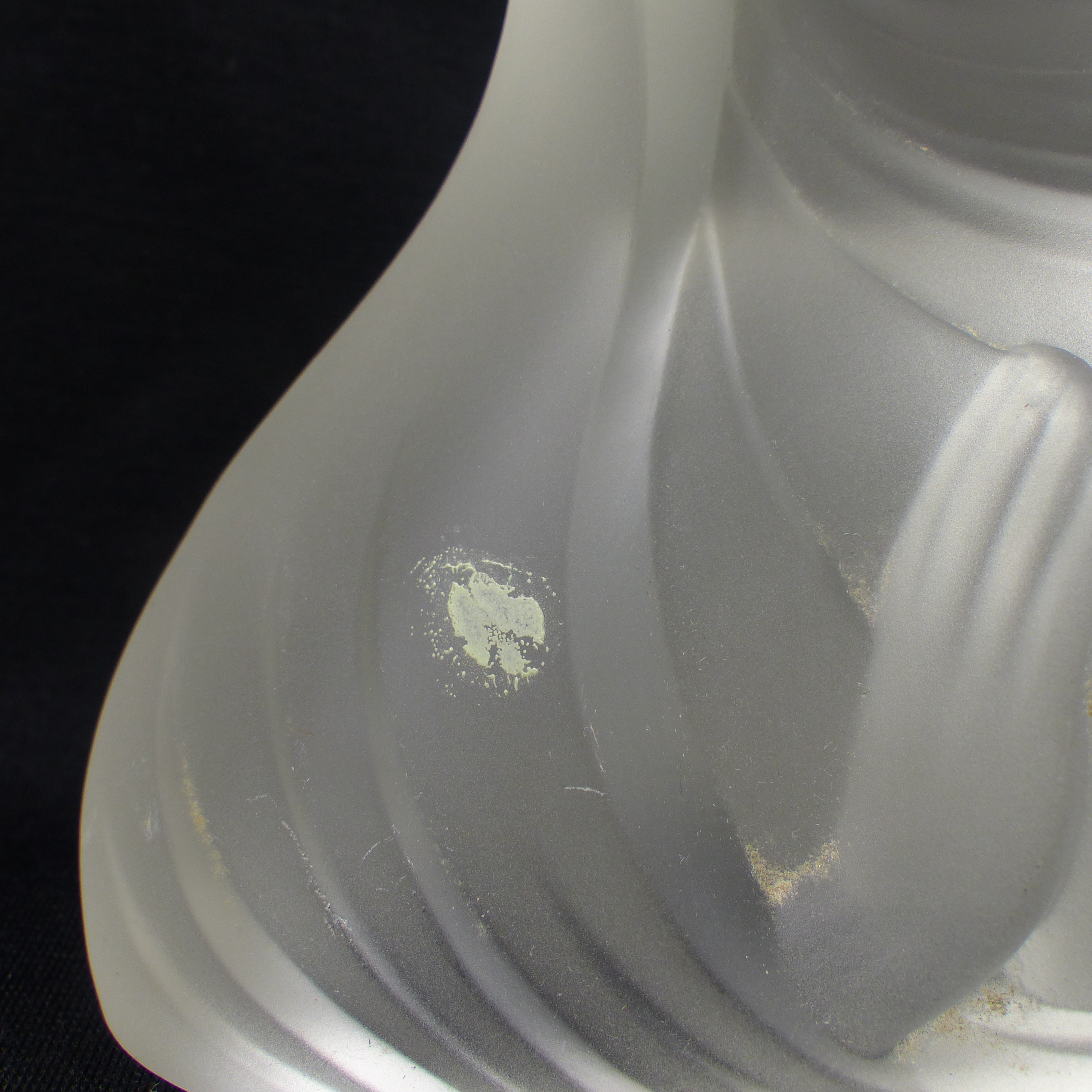 RARE Buste en verre givré de la Vierge / Epoque Art Déco - Attribué à Franz Hagenauer - Photo 4