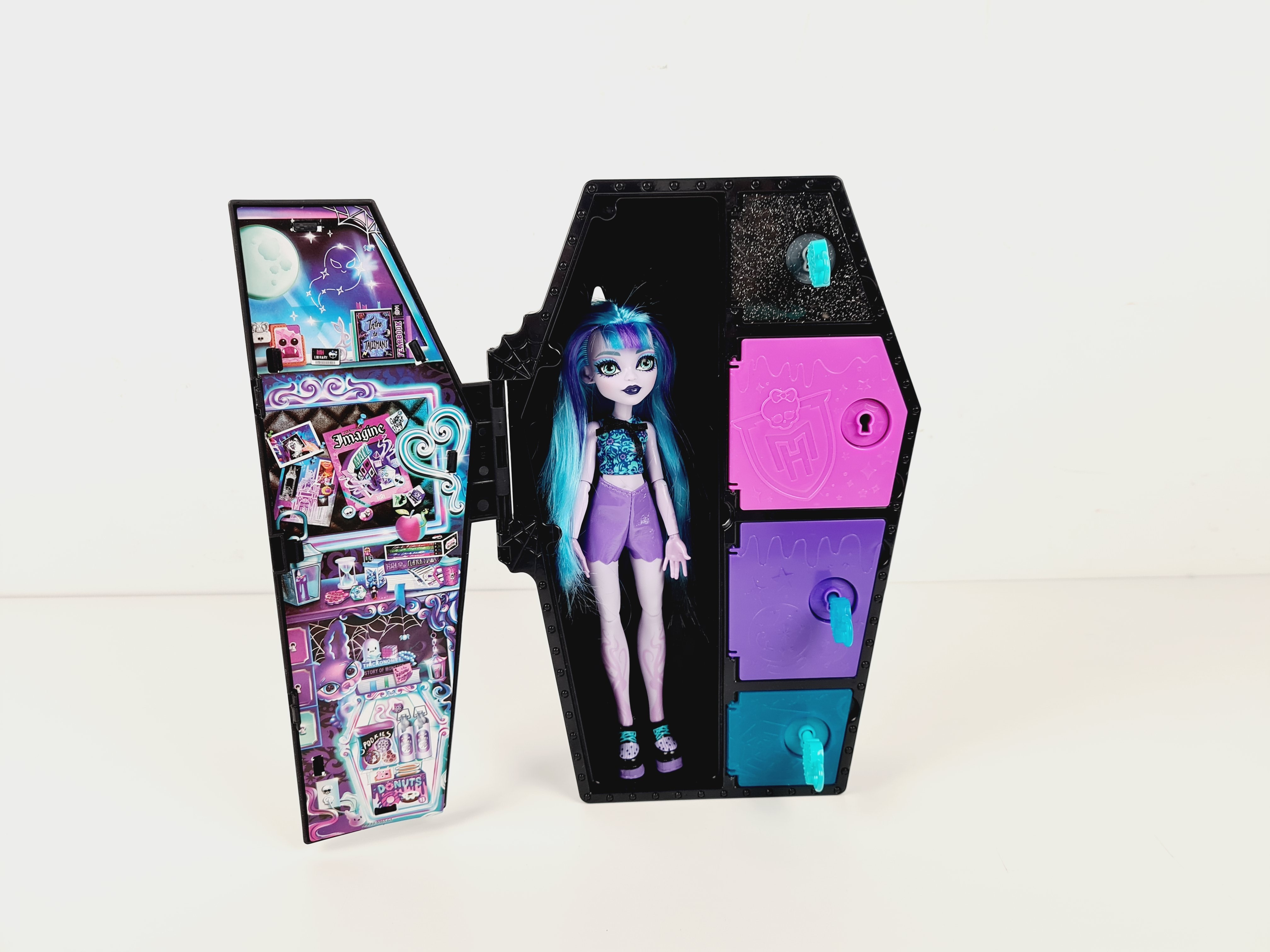 Poupée Twyla Boogeyman et son casier secret - Neon Frights - Monster High - Mattel - 3 ans + - Image 2