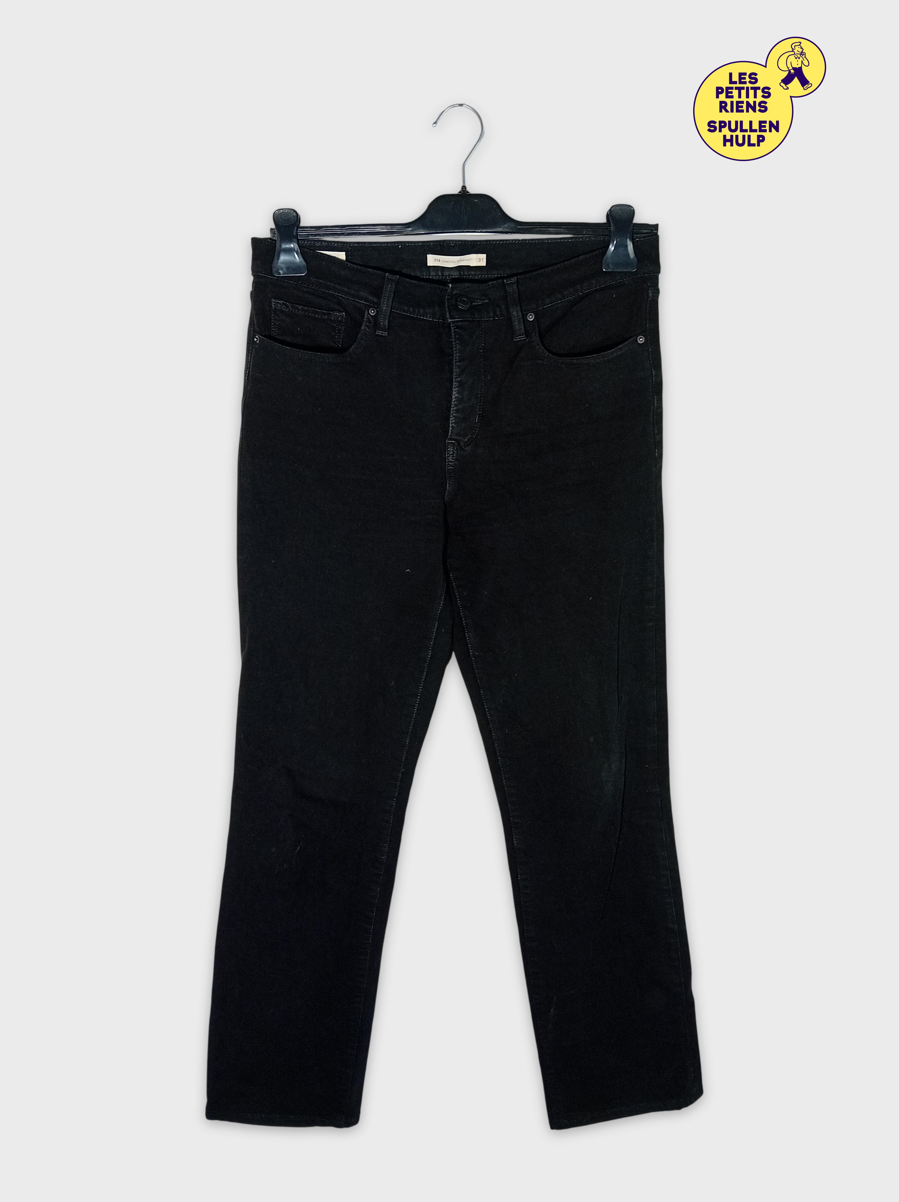 Acheter Jean Noir Levi's 314 Shaping Straight W31 (T3917) - 17,00 € Jean Noir Levi's 314 Shaping Straight W31 (T3917) - reconditionné disponible sur Label Emmaüs