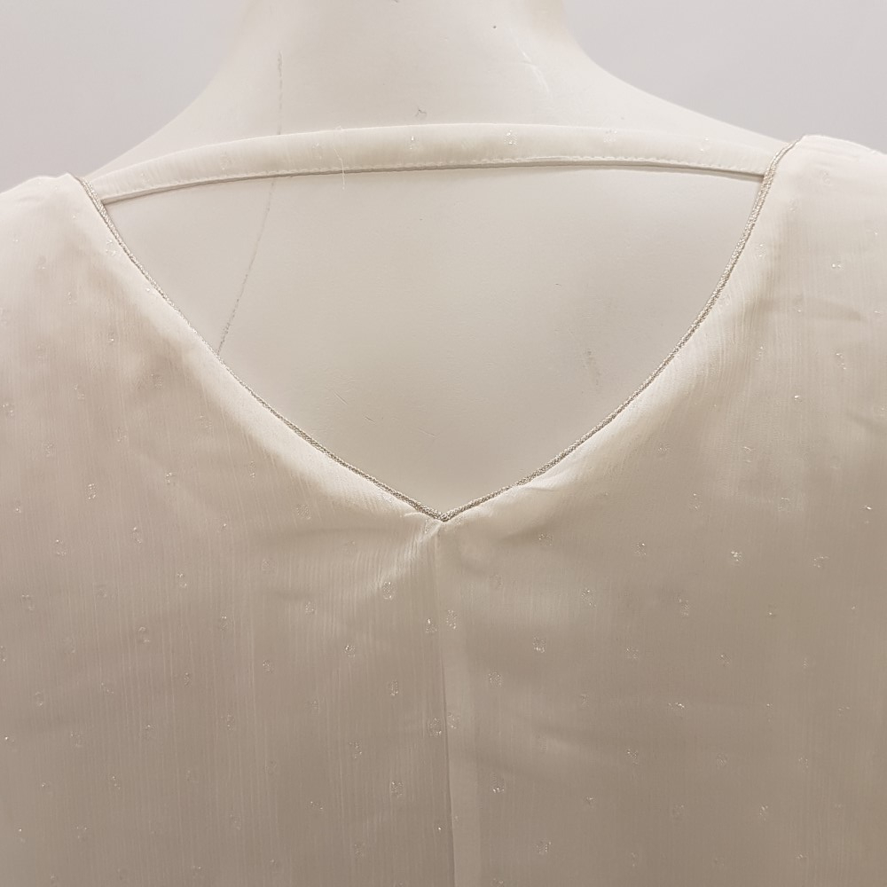 Top en voile blanc - GRAIN DE MALICE - taille M - Photo 8