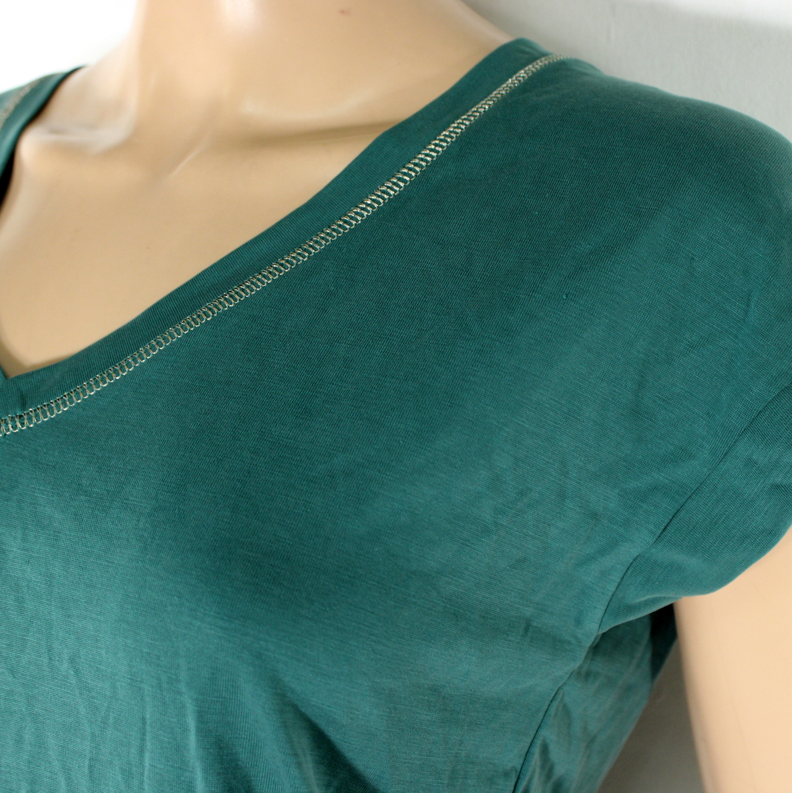 T-Shirt Femme Vert PROMOD Taille XS - Photo 2