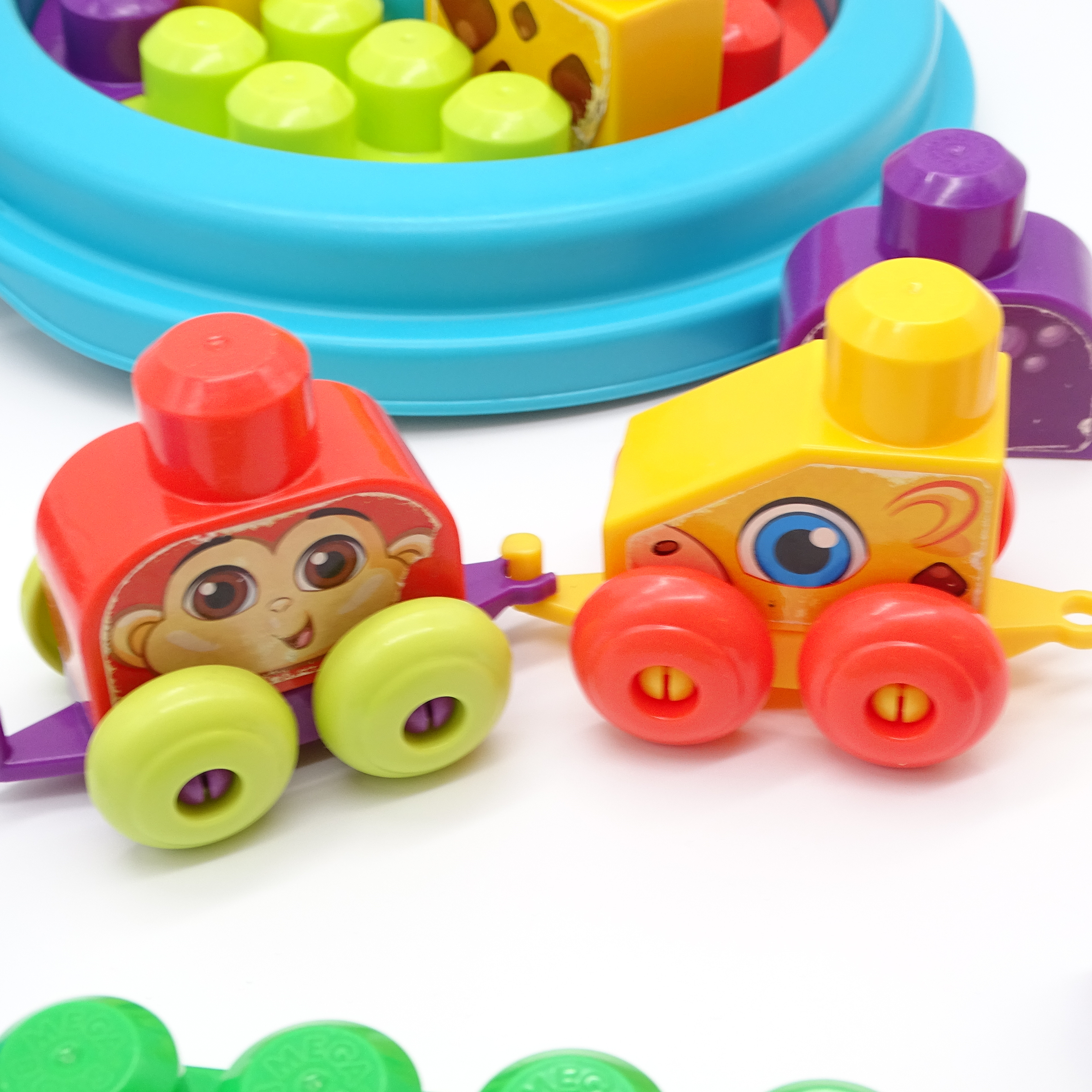 Boite de 25 Méga Bloks d'occasion MEGA BLOKS - Dès 2 ans | Ref 14144 Très bon état - Vue 3 - 