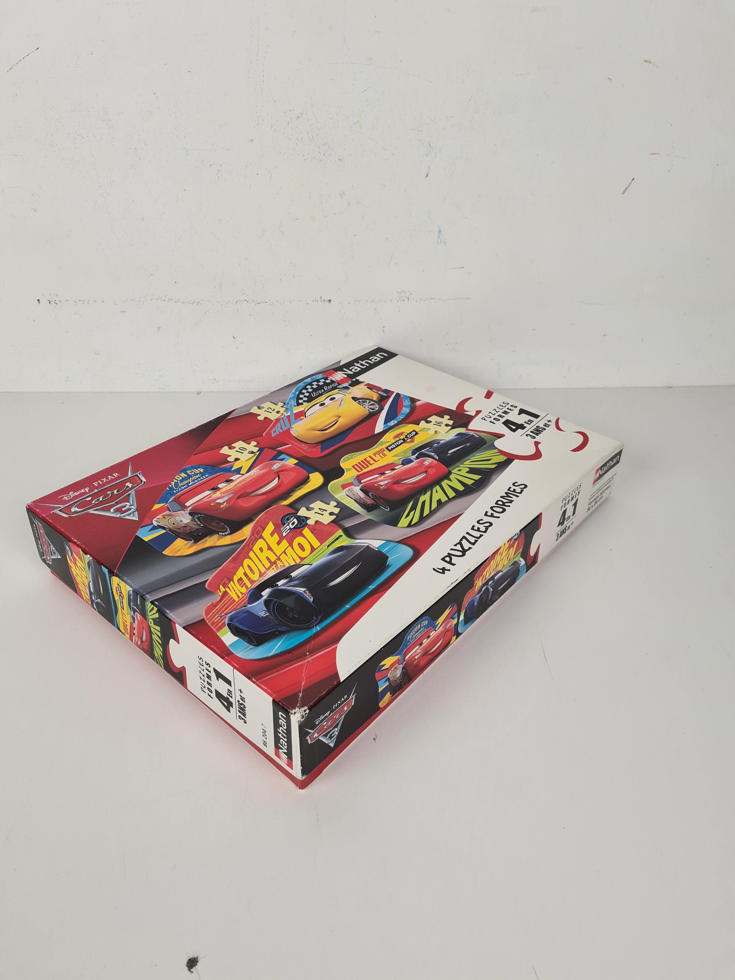 Puzzle - Disney Pixar Cars - 4 puzzles formes - Nathan - 3 ans+ - Photo 2