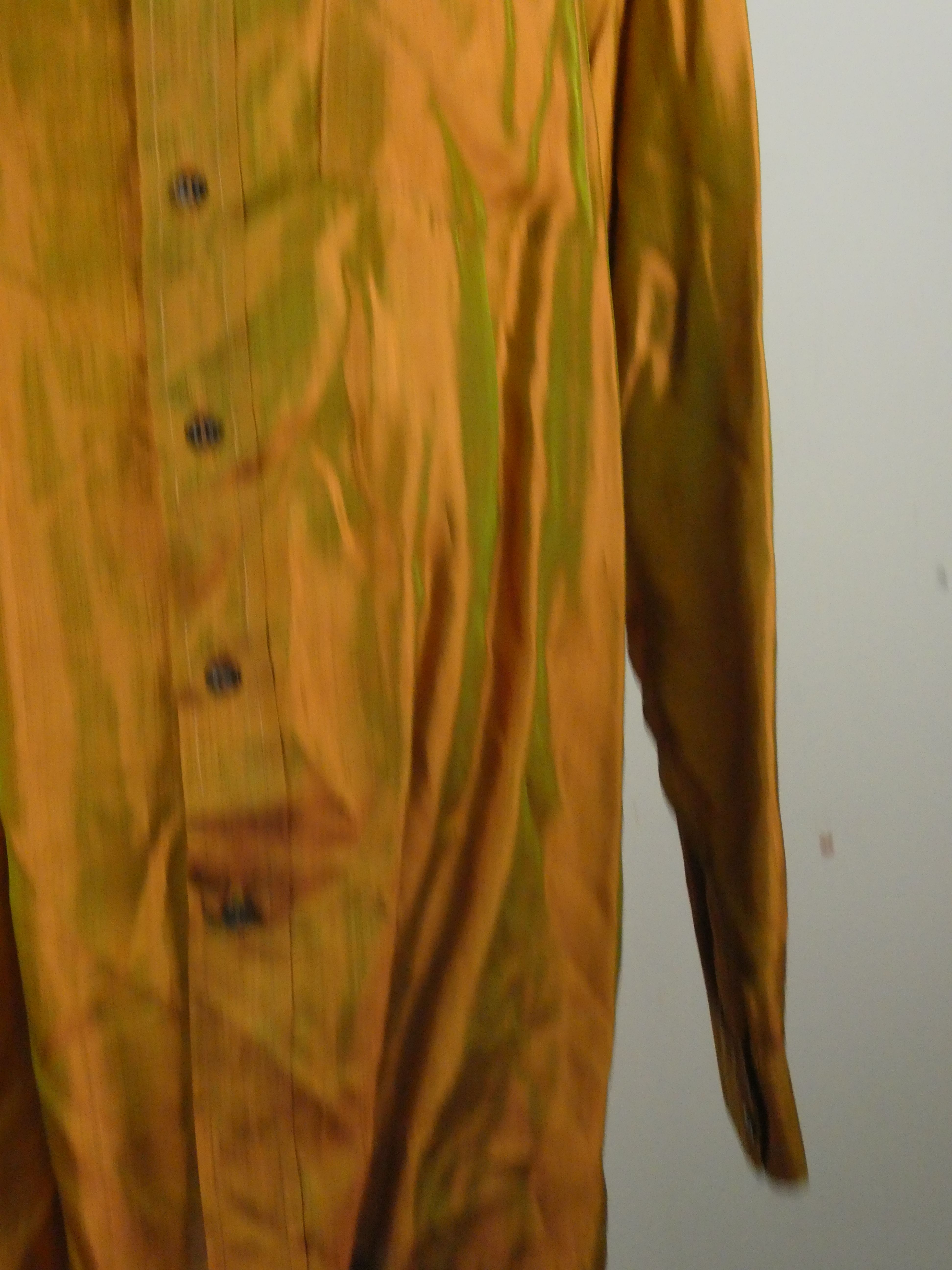 Sytan chemise manches longues encolure mao effet irisé - Taille XL - Photo 11
