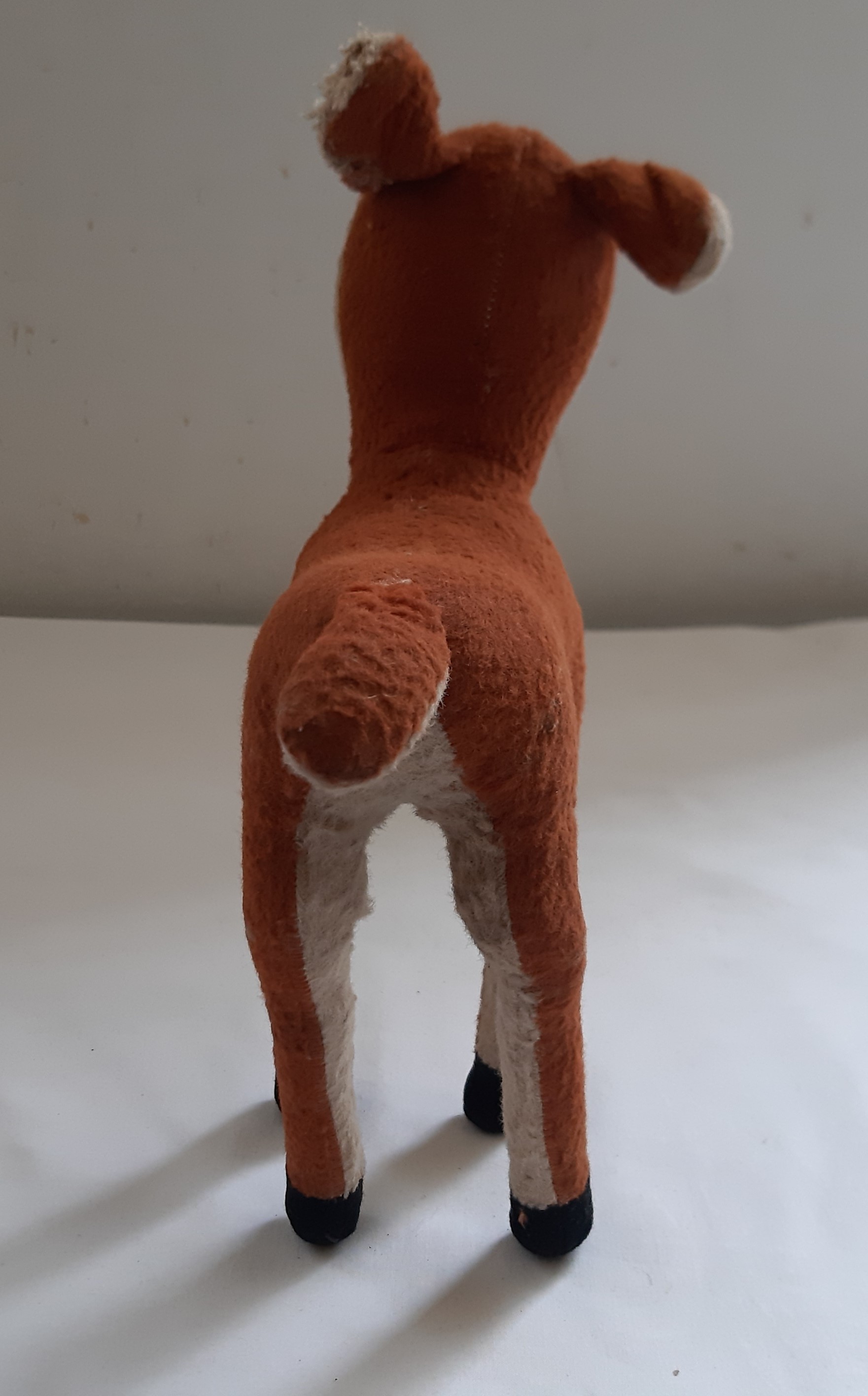 Peluche ancienne Faon Bambi, intérieur en paille - État correct - Photo 7