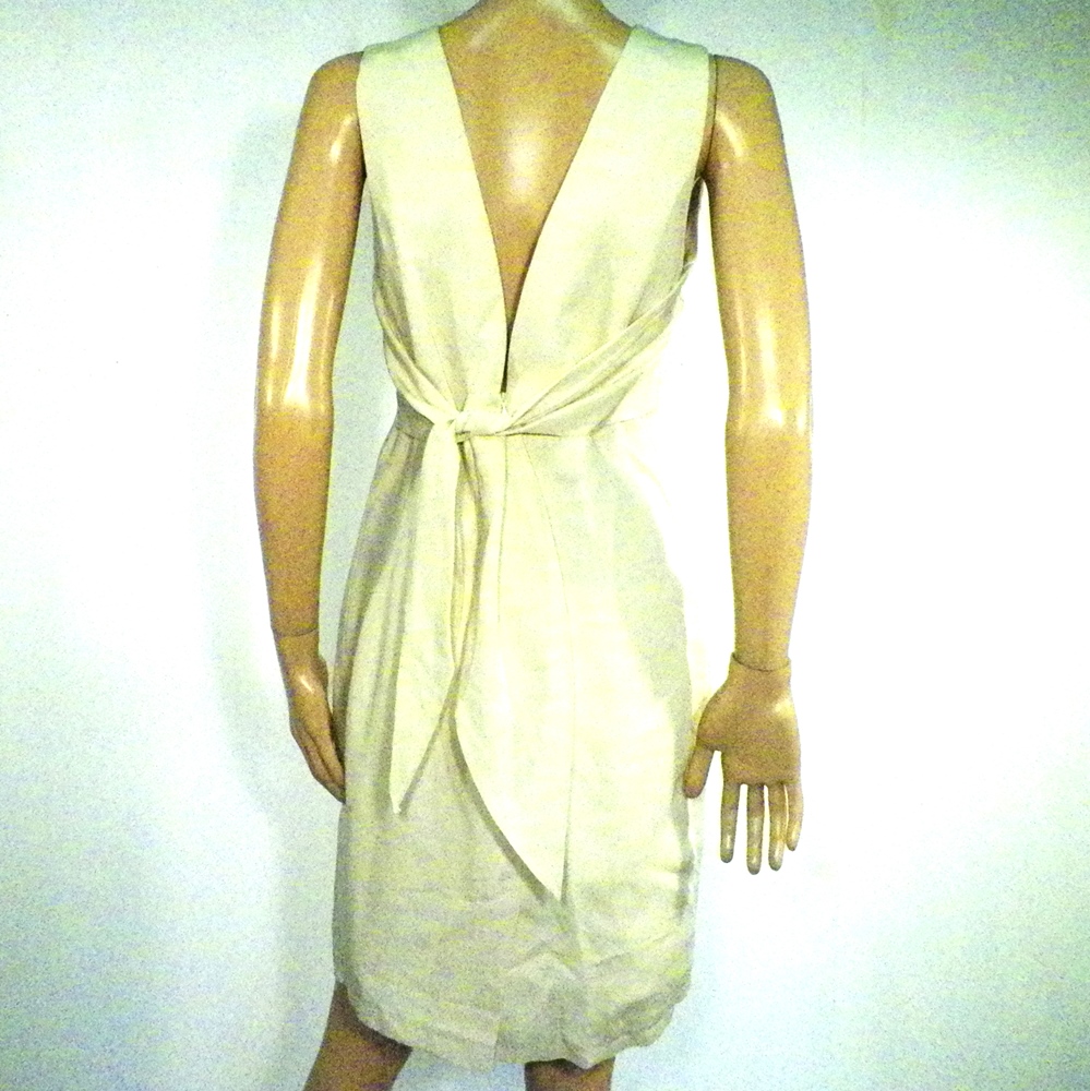 Robe Ecru Taille Estimée 40  - Vue 2 - 