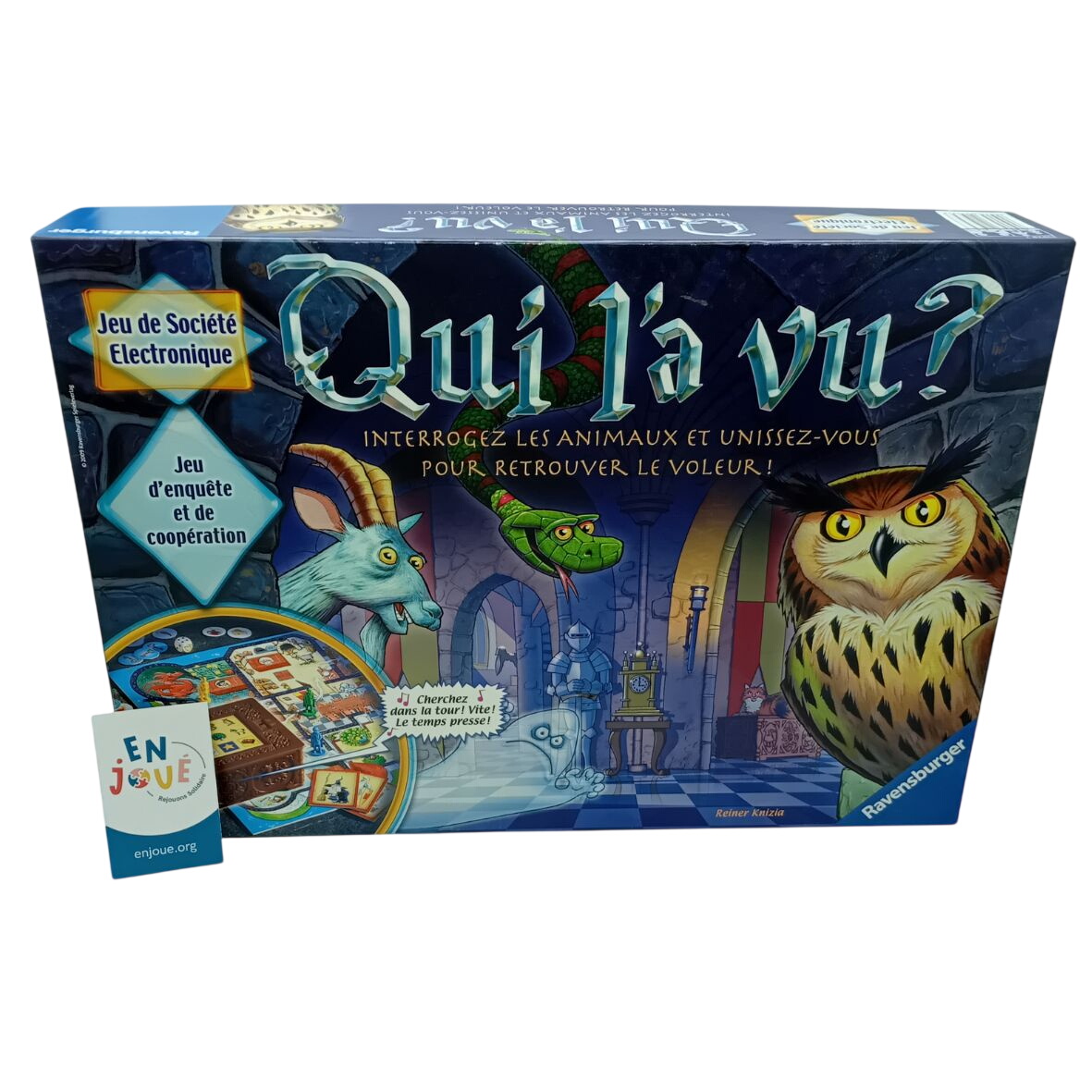 Jeu de société - Qui l'a vu ? Ravensburger - A partir de 6 ans. Très bon état -  reconditionné disponible sur Label Emmaüs