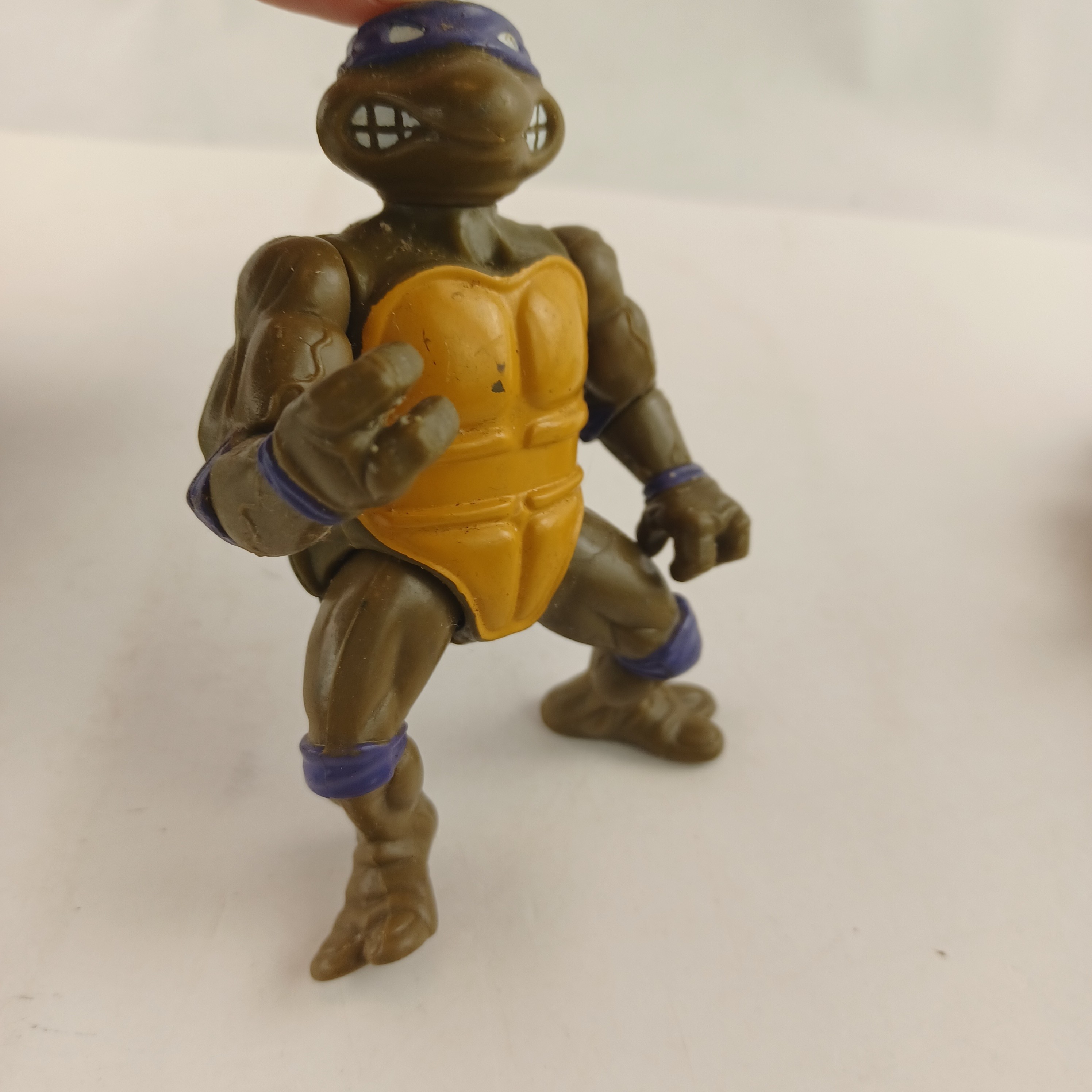Lot de 3 figurines tortues ninja de la première série, Playmates toys et Mirage Studios de 1988 à 1992 Très bon état - Vue 3 - 