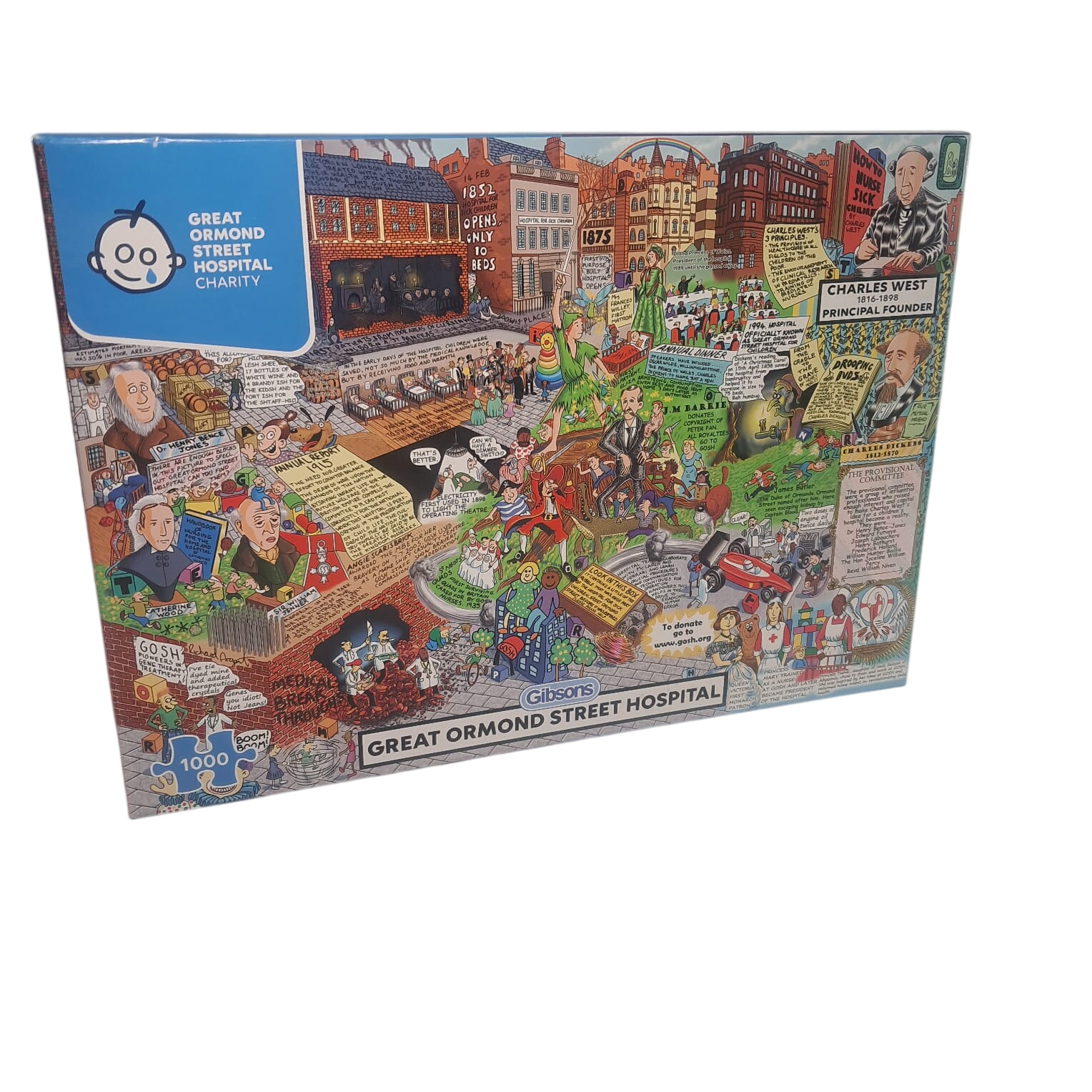 Acheter Puzzle Great Ormond Street Hospital 1000 pièces Gibsons Très bon état - 10,00 € Puzzle Great Ormond Street Hospital 1000 pièces Gibsons Très bon état - reconditionné disponible sur Label Emmaüs