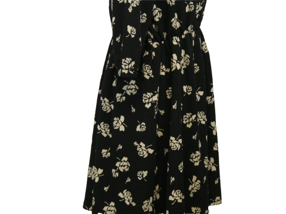 Pattern robe blouson coupe A-line à motif fleuri - Taille S - Photo 1