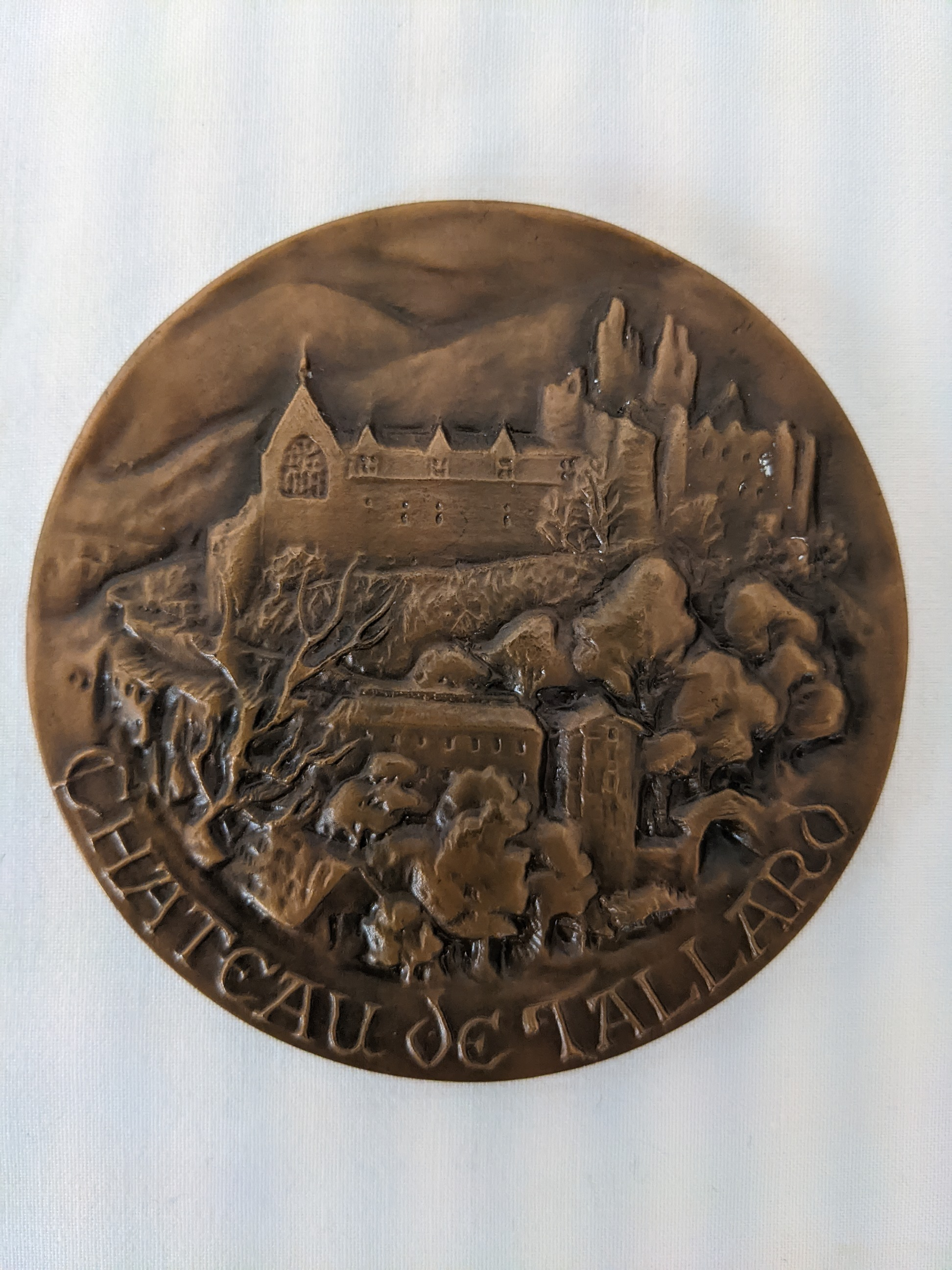 Médaille - château Tallard - cinquième République - signé Querolle - Photo 6