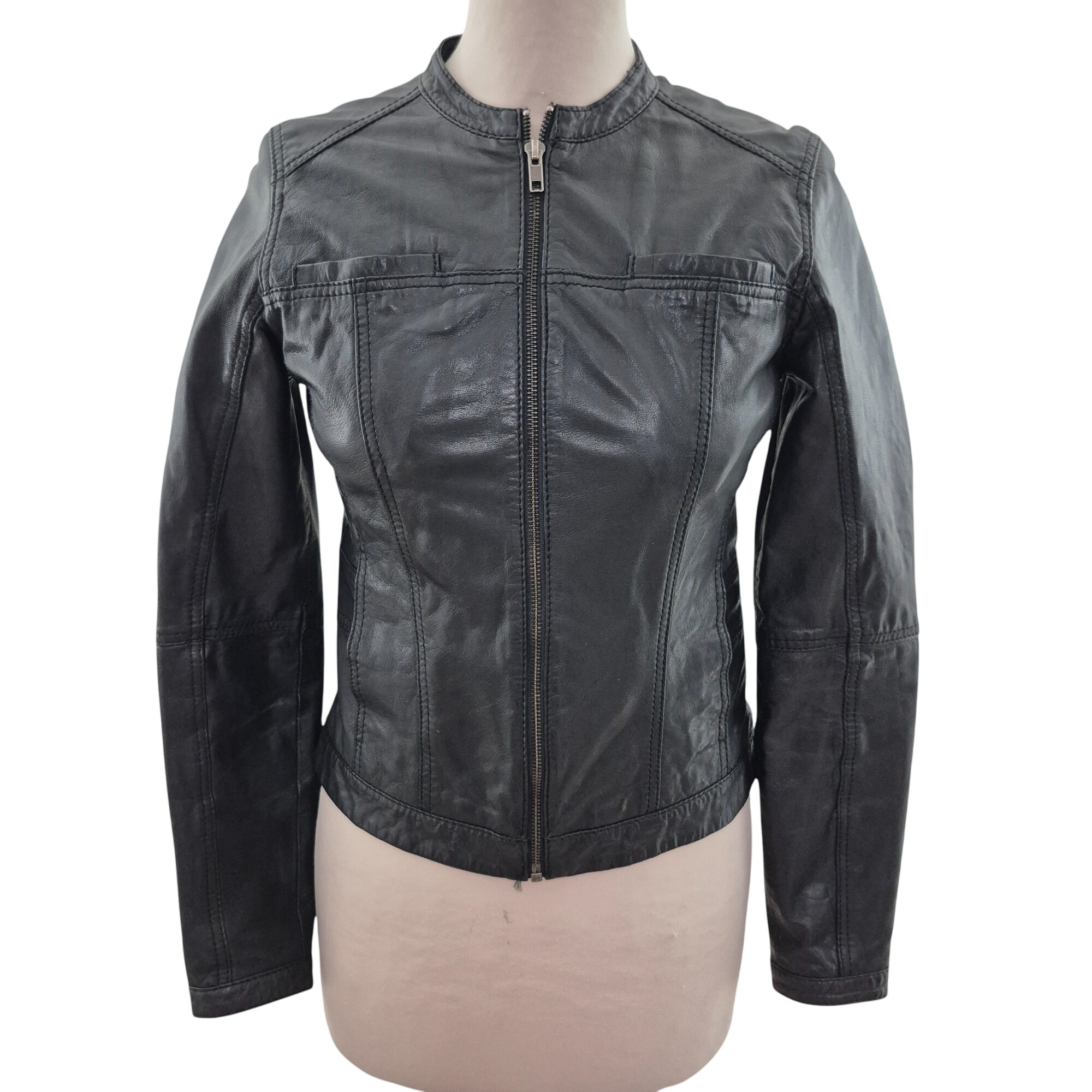 Veste en simili cuir - Naf Naf - T36 - Photo 0