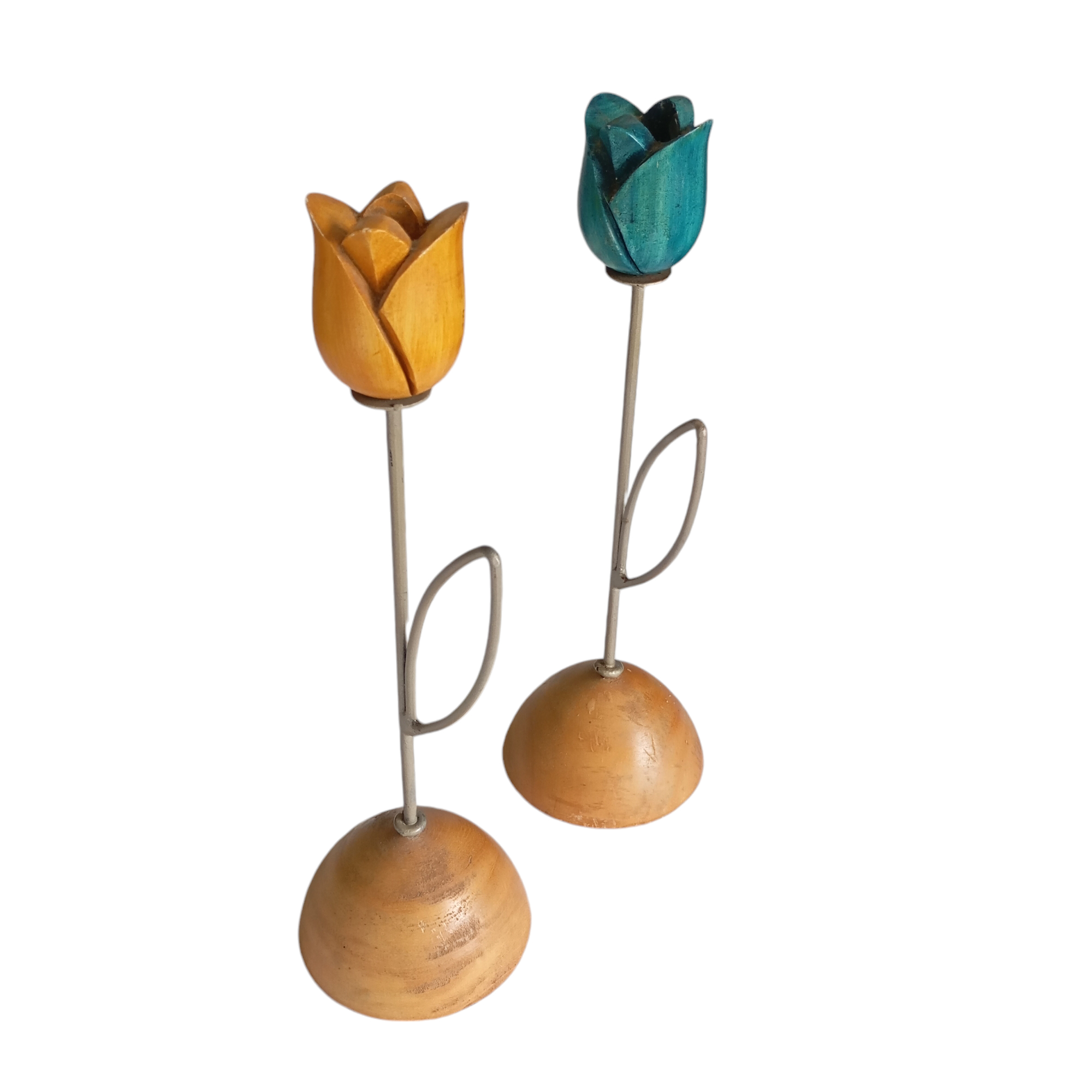 Bougeoirs en forme de tulipe - Photo 1