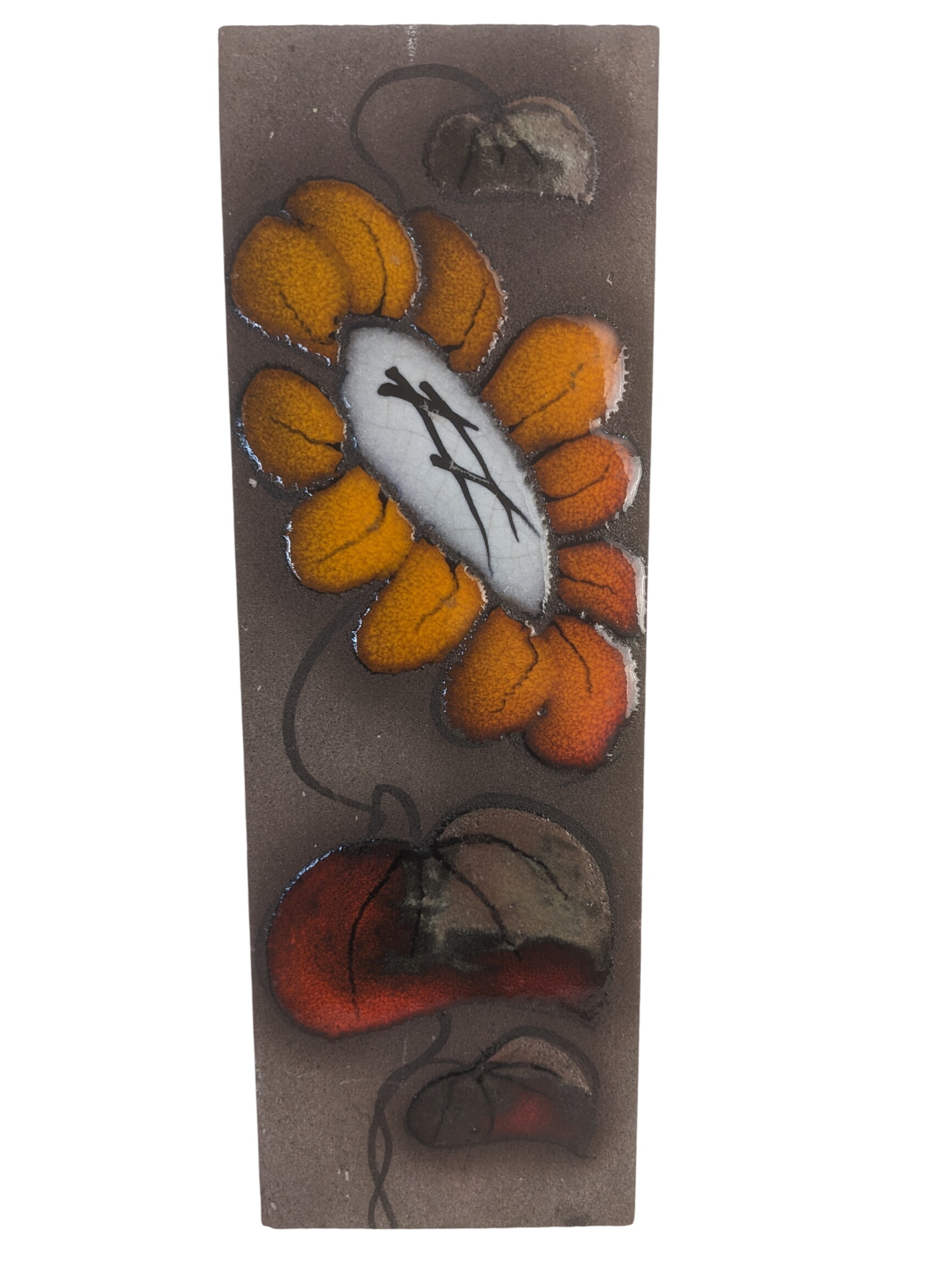 Tableau en pierre de lave style Vallauris - Photo 0