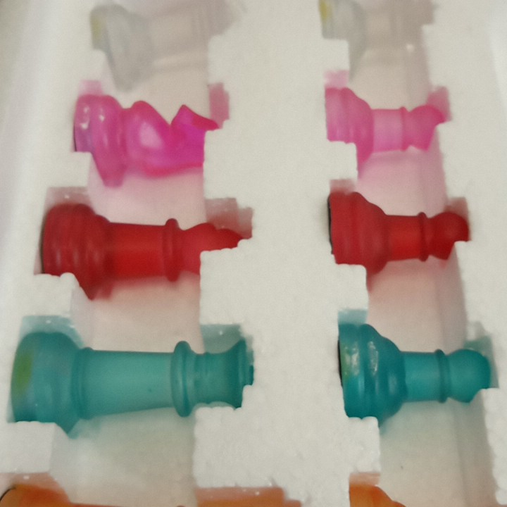 Échiquier en verre Très bon état - Vue 4 - 