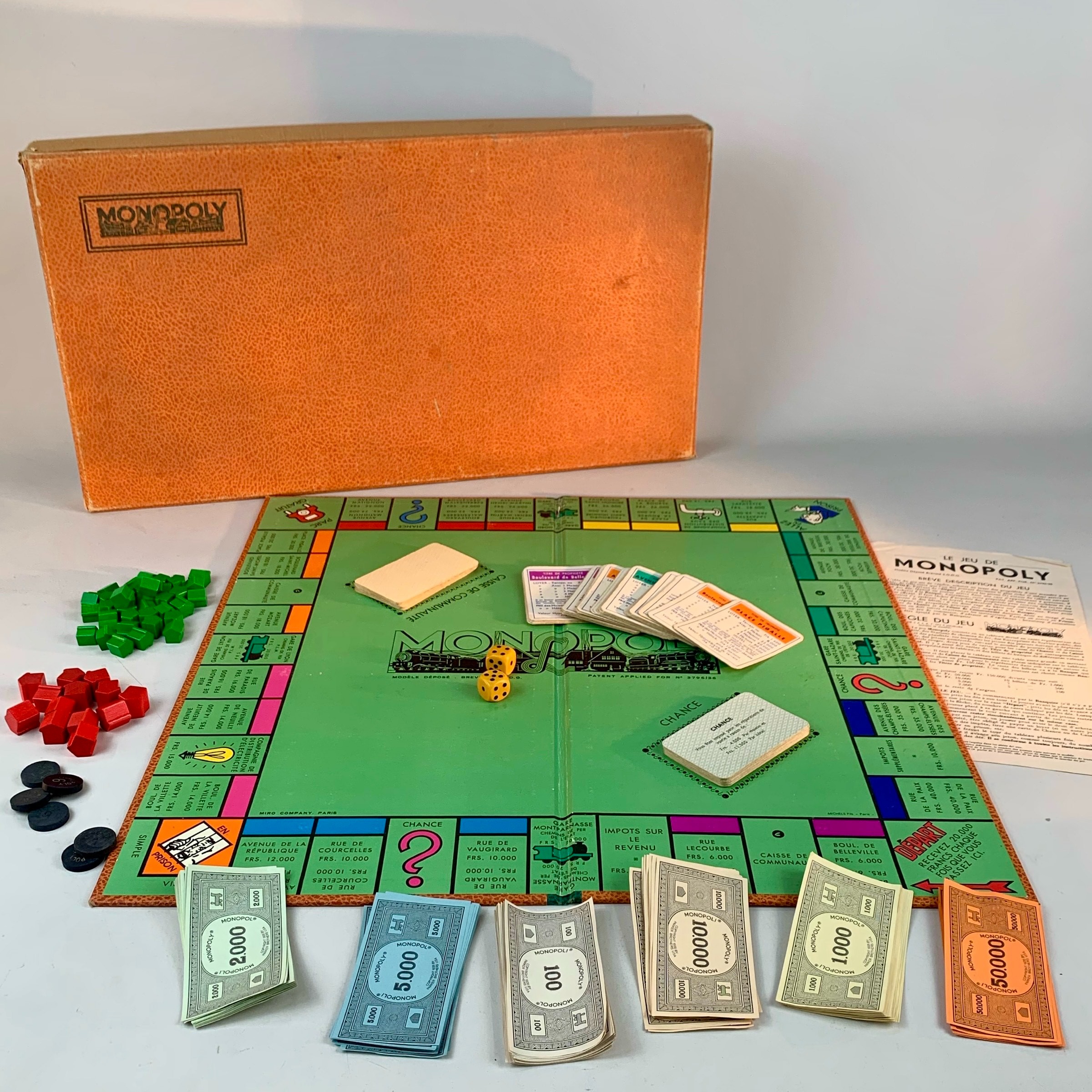 Monopoly vintage Miro 1960 Bon état -  reconditionné disponible sur Label Emmaüs