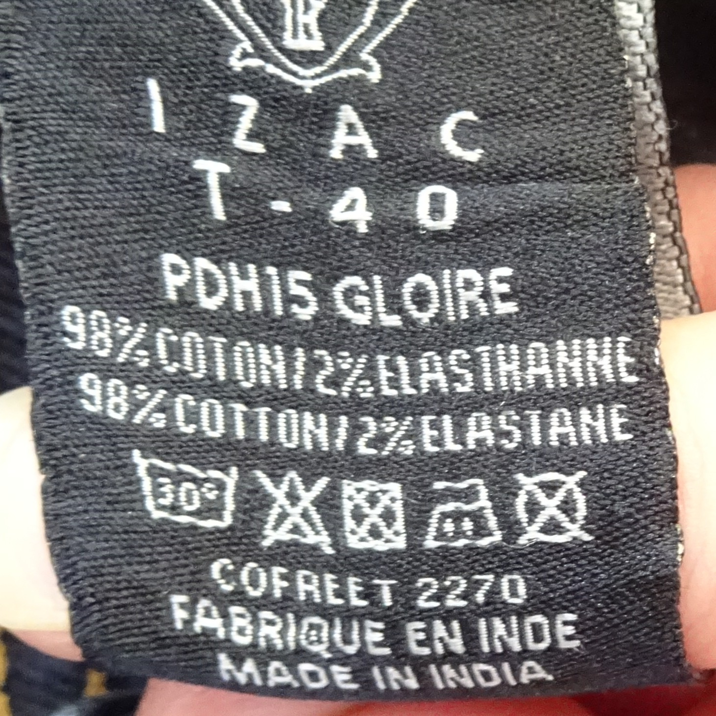 IZAC Jeans homme taille 40 - Photo 5