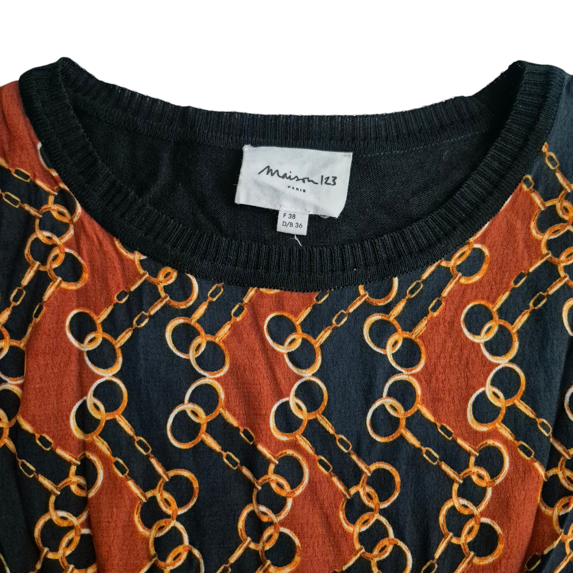 Pull en maille et tissu 👩‍🦰👱‍♀️- Maison 123 - T38 - Photo 1