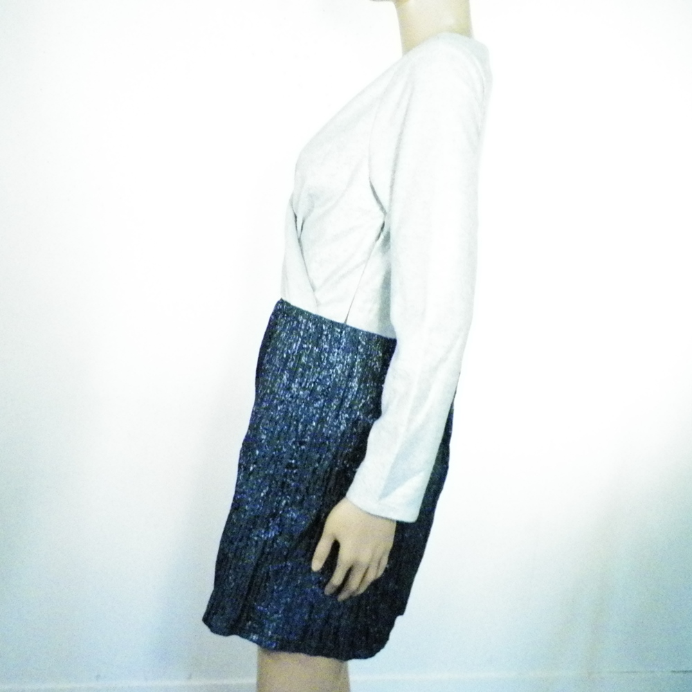 Robe Argenté Taille Estimée S/M. Bon état - Vue 3 - 