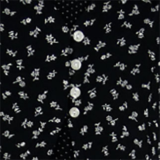 Robe noire avec motifs - Femme - Taille 48 - Photo 2