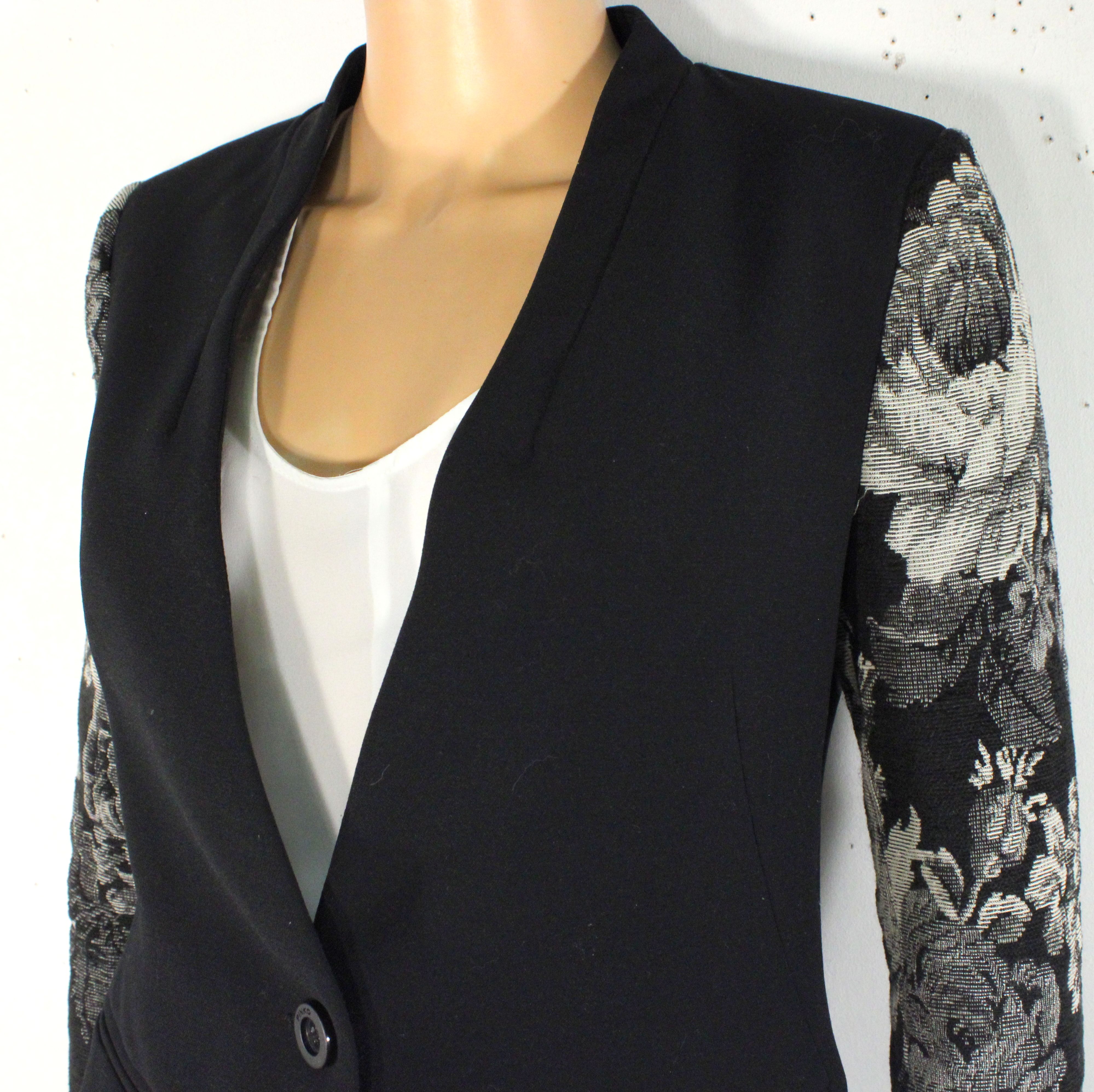 Veste Femme Noire PINKO Taille 40 - Photo 3