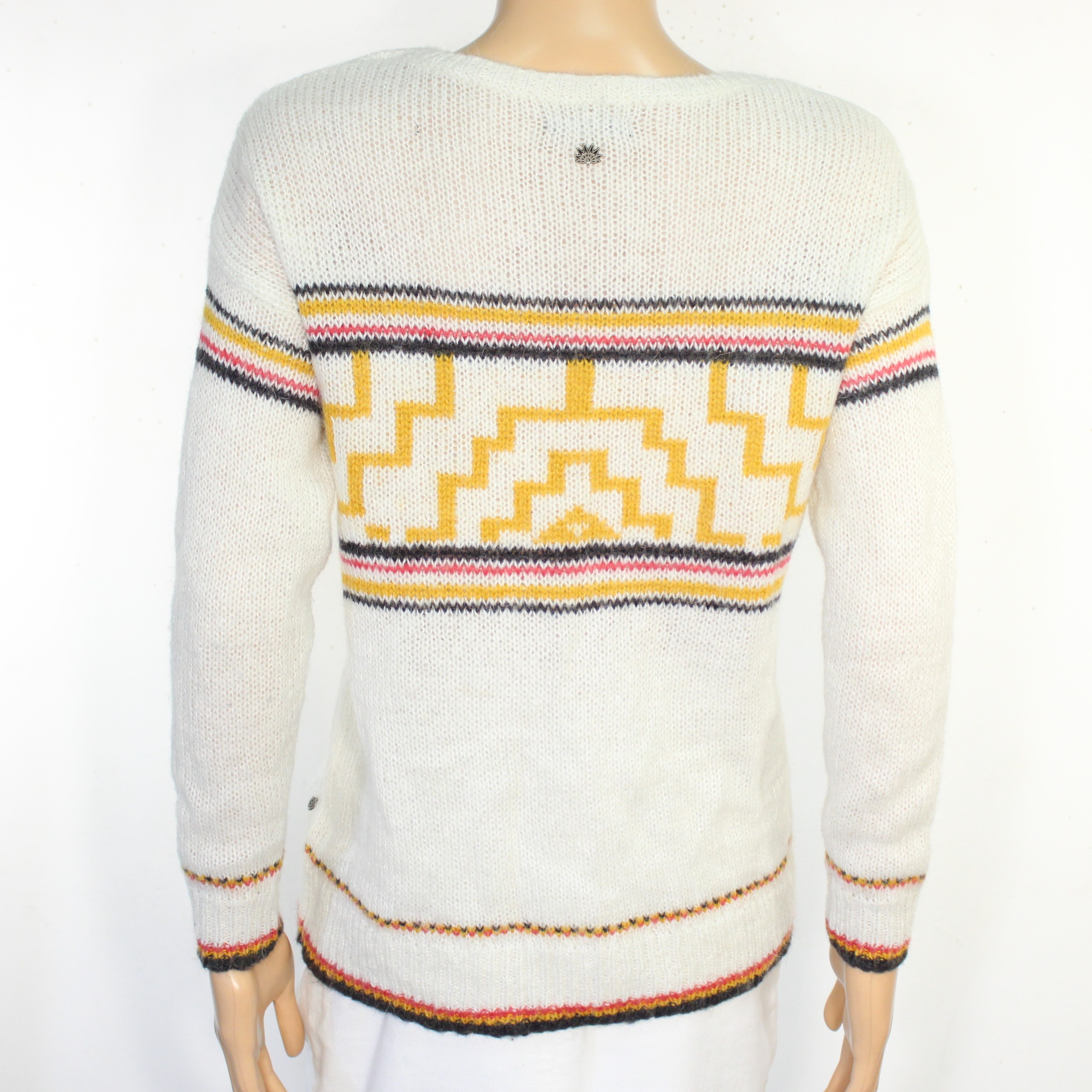 Pull grosse maille femme Blanc | Cache Cache