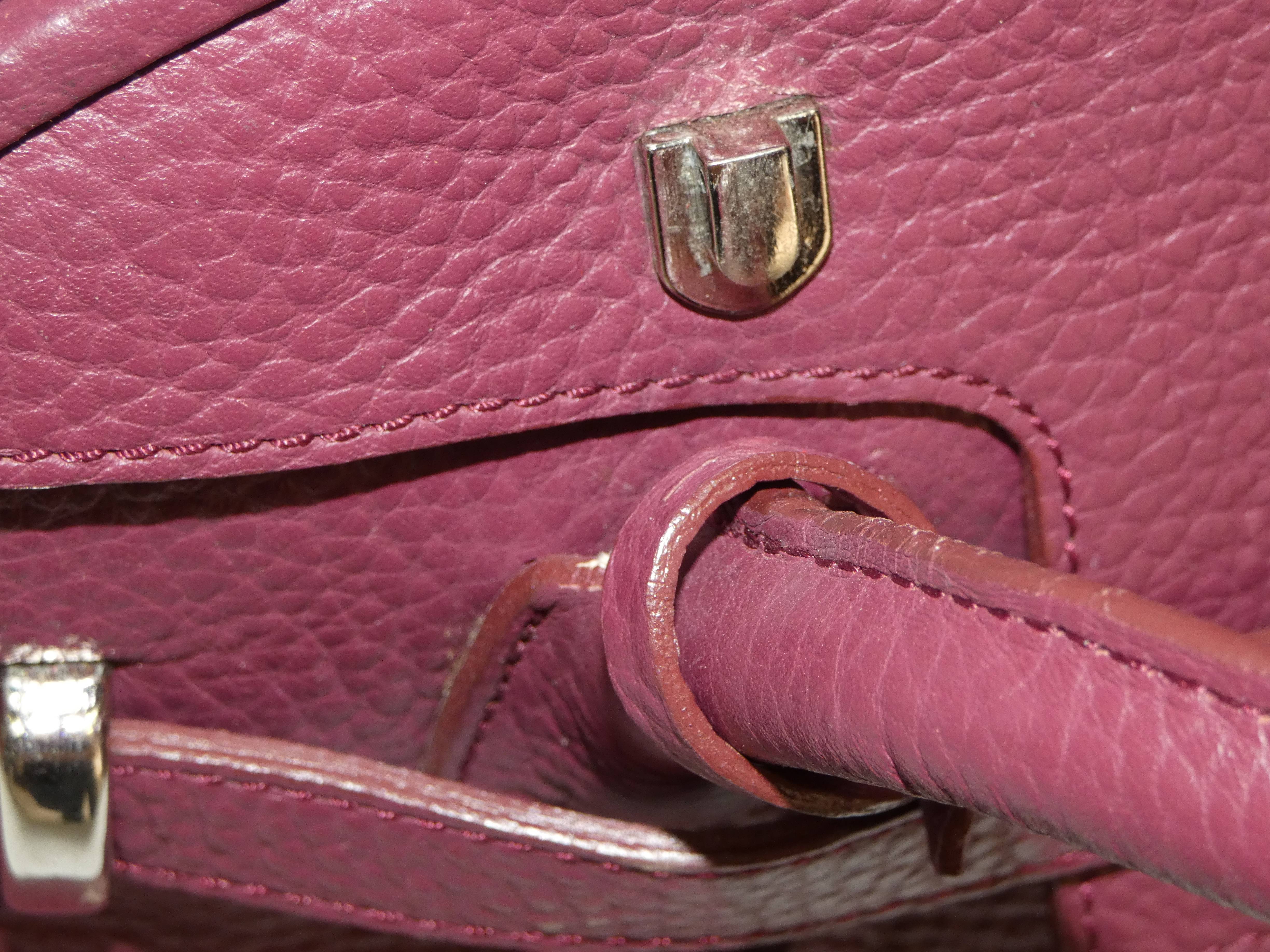 Sac à main avec bandoulière en cuir de marque SABATIER 1947 - Photo 7