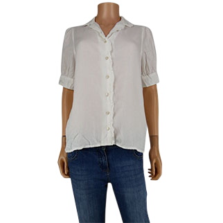 Acheter Chemisier blanc - Femme - BONOBO - Taille S Très bon état - 12,90 € Chemisier blanc - Femme - BONOBO - Taille S Très bon état - reconditionné disponible sur Label Emmaüs