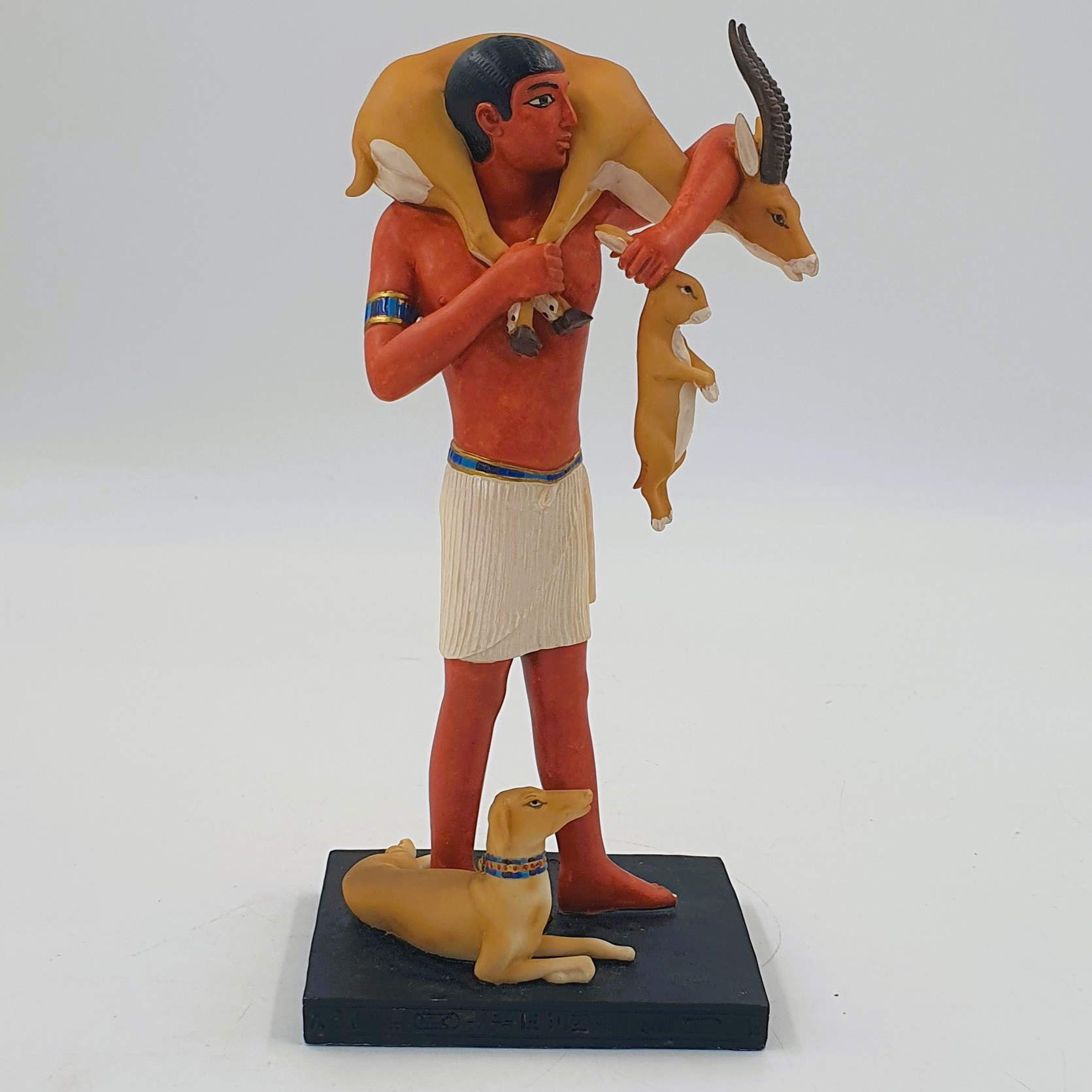 Statuette chasseur égyptien en résine - Photo 1
