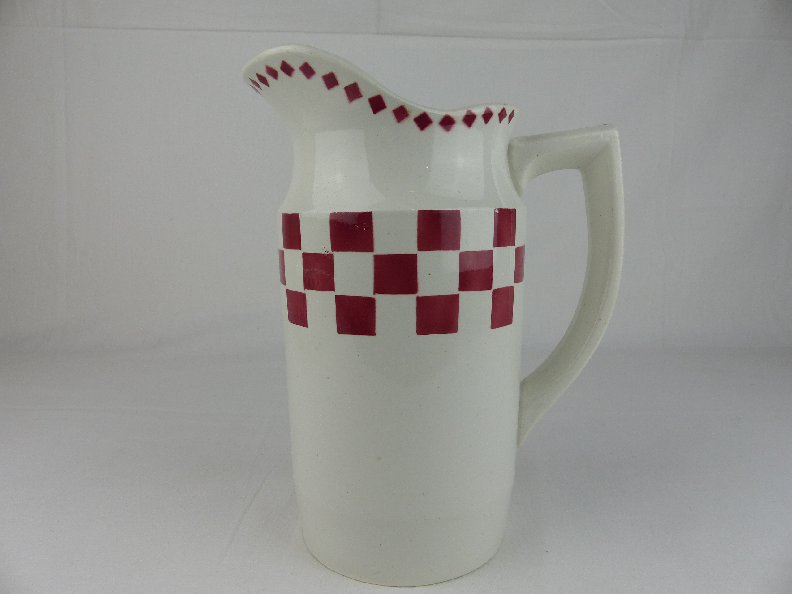 Nécessaire de toilette vintage, Porcelaine opaque, L'Amandinoise Saint Amand - Bon état - Photo 3