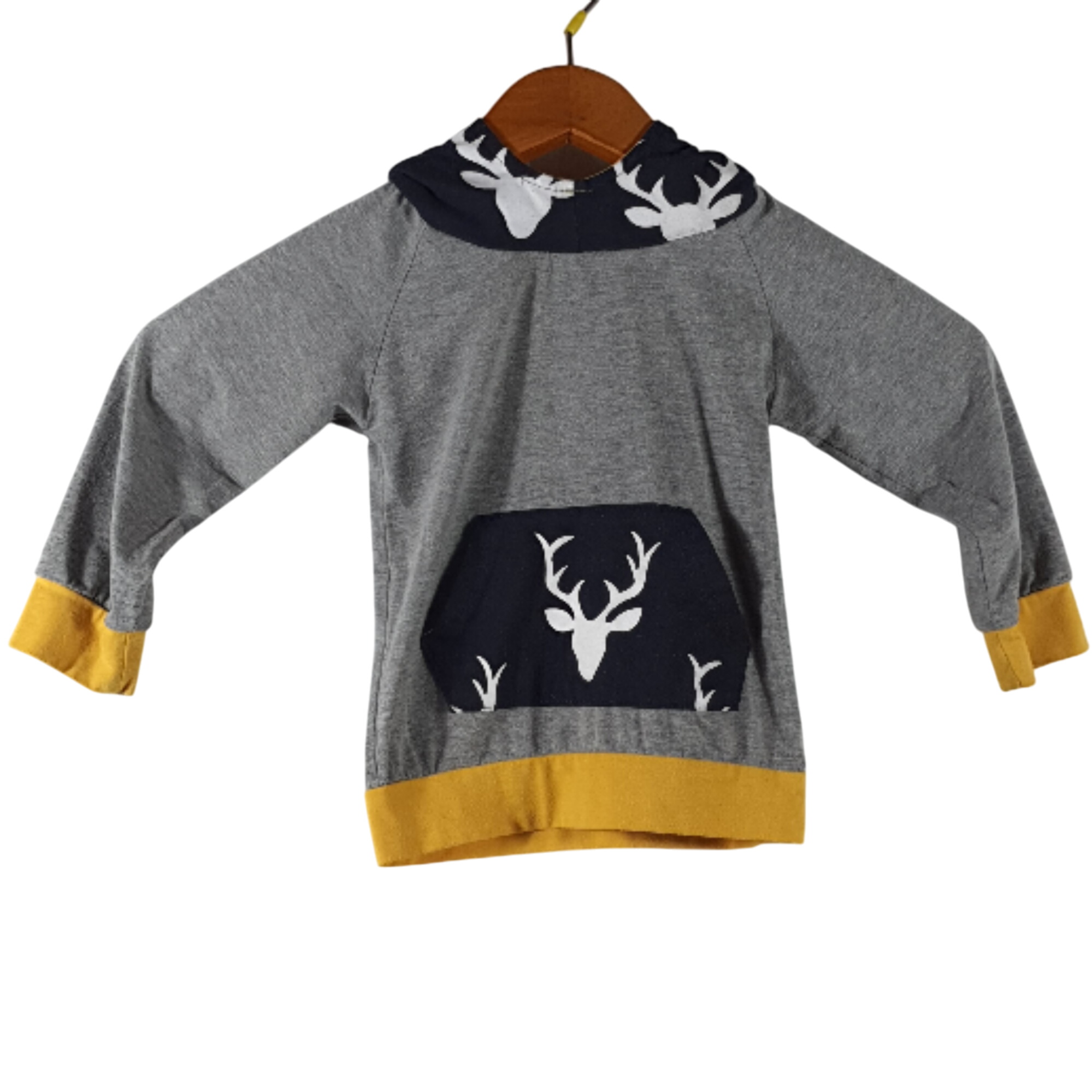 T-shirt hoodie gris - 2 ans - Photo 0