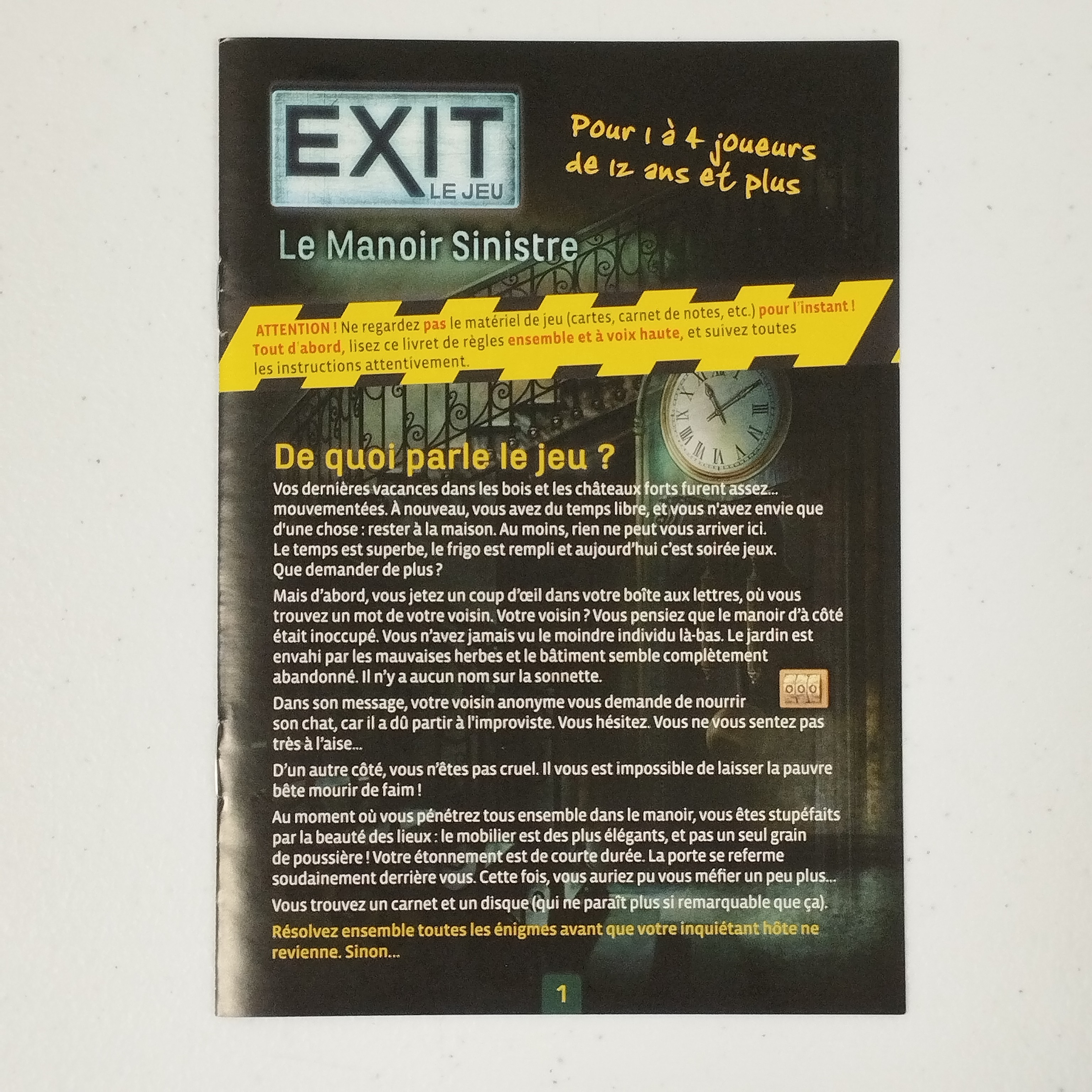 Lot de 2 escape games Exit (de niveau confirmé) Comme neuf - Vue 12 - 