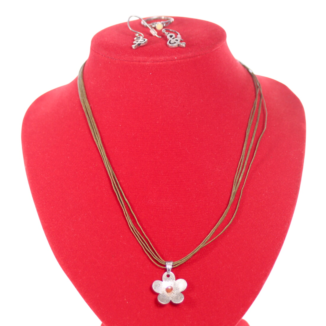 Collier boucle d'o. bague en argent - Label Emmaus - Modalova