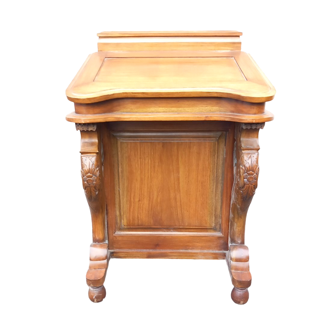 Secrétaire, bureau en acajou style Davenport - État correct sur Label Emmaüs