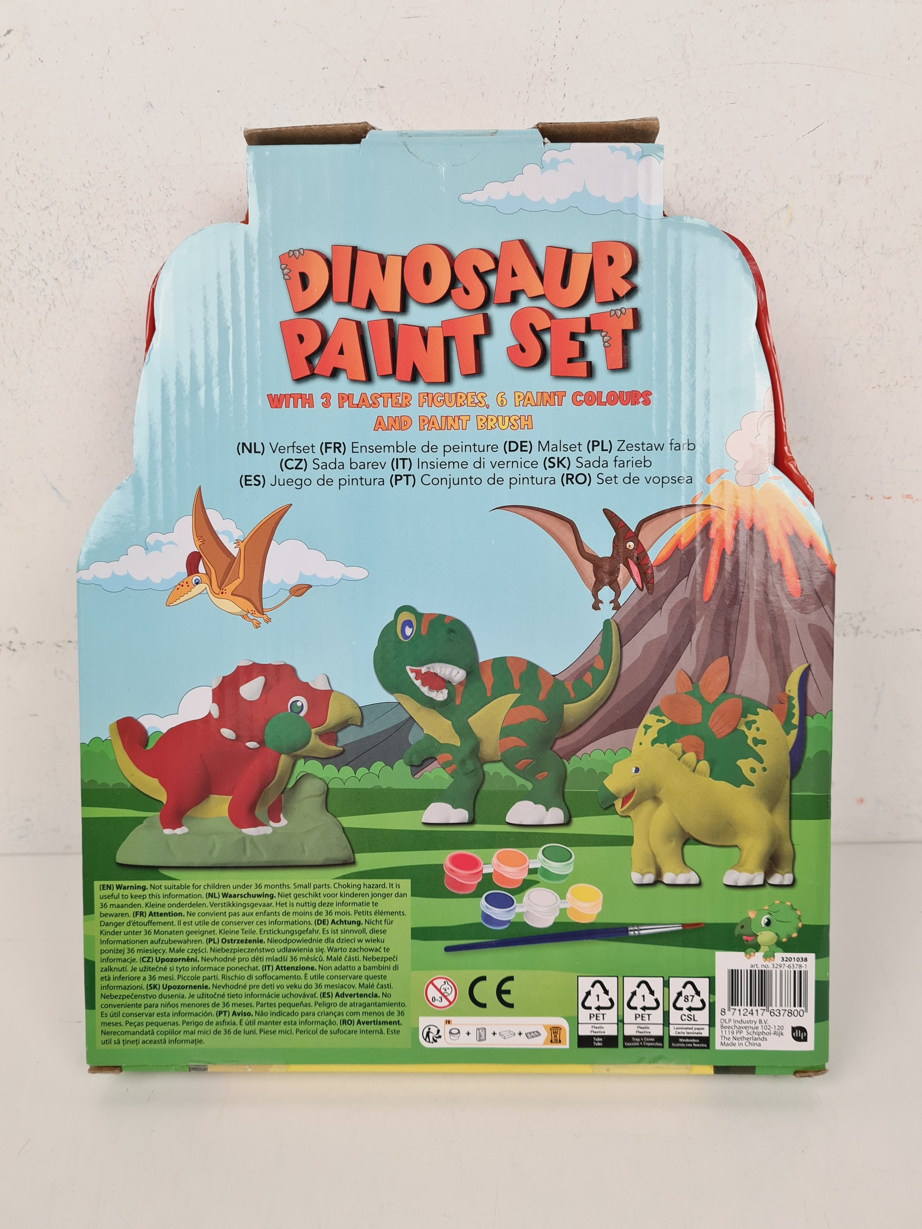 Jeu créatif - peinture personnage dinosaure - 3 pcs - 6 ans + Comme neuf - Vue 4 - 