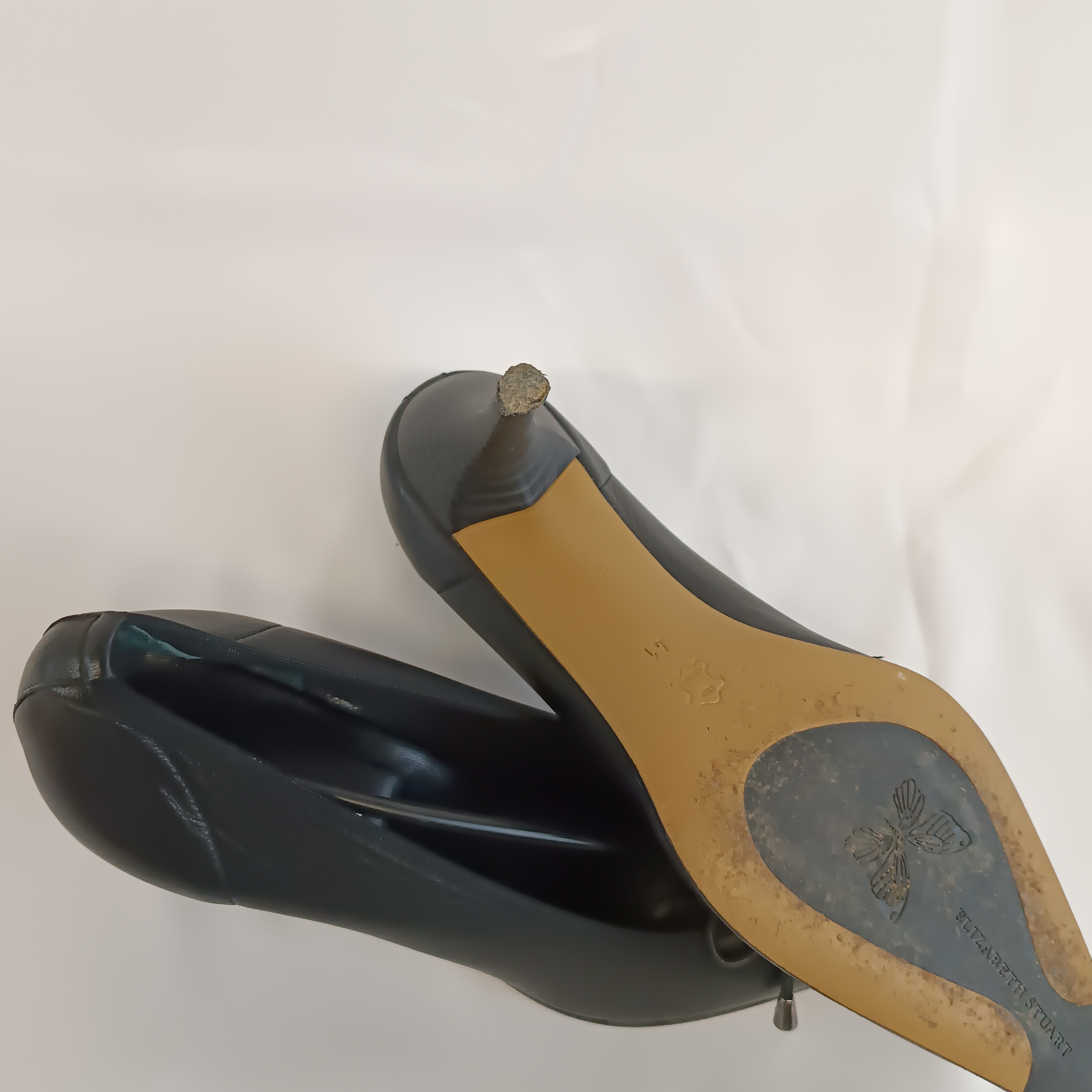 ESCARPINS FEMME CUIR Très bon état - Vue 2 - 