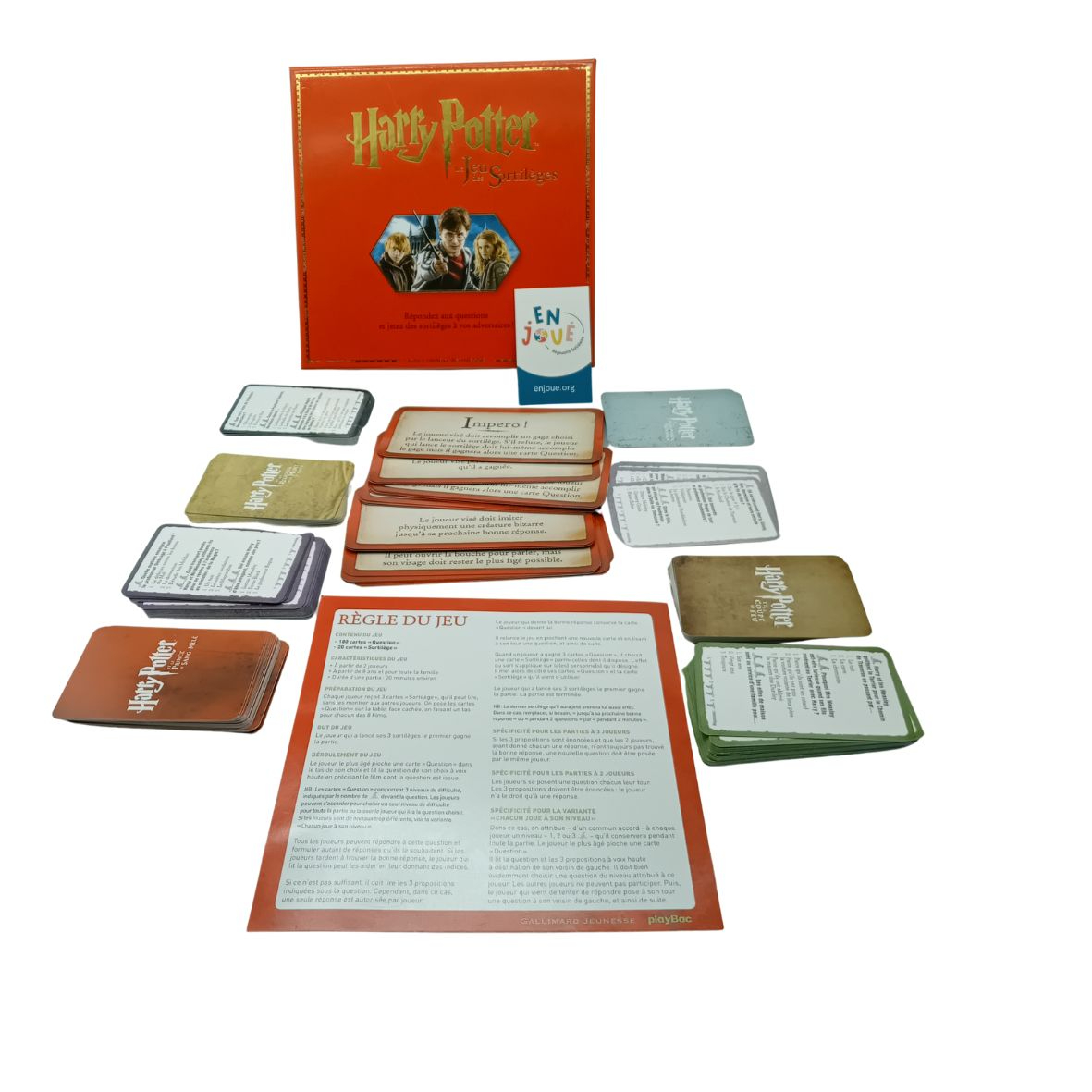 Jeu de société - Harry Potter - Le jeu des sortilèges - Playbac - A partir de 8 ans . Très bon état - Vue 3 - 