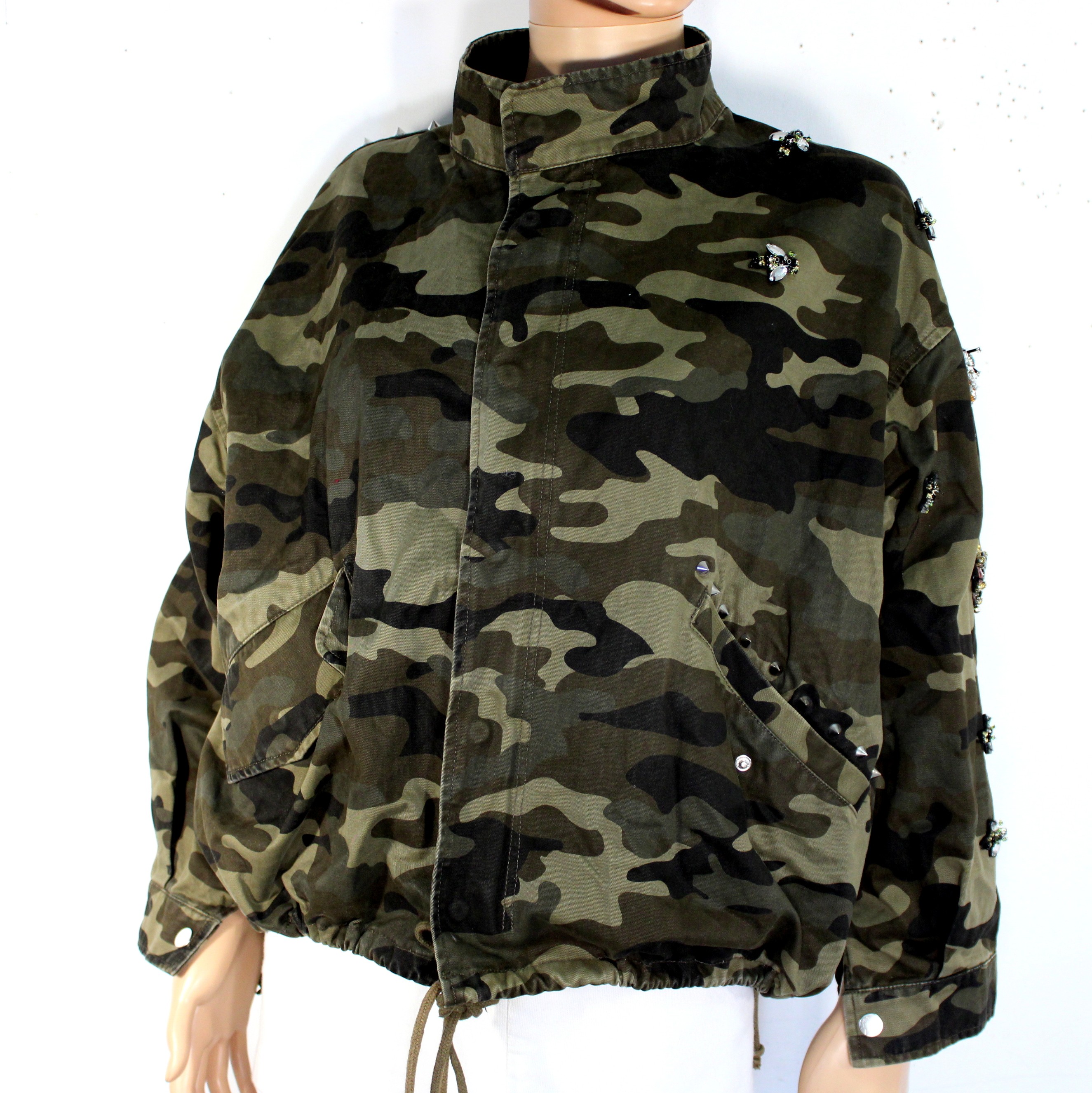 Veste Camouflage H &M Taille XS - h& m - Modalova