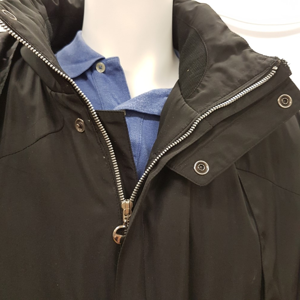Parka noire à capuche - BRICE - taille 58 Bon état - Vue 6 - 