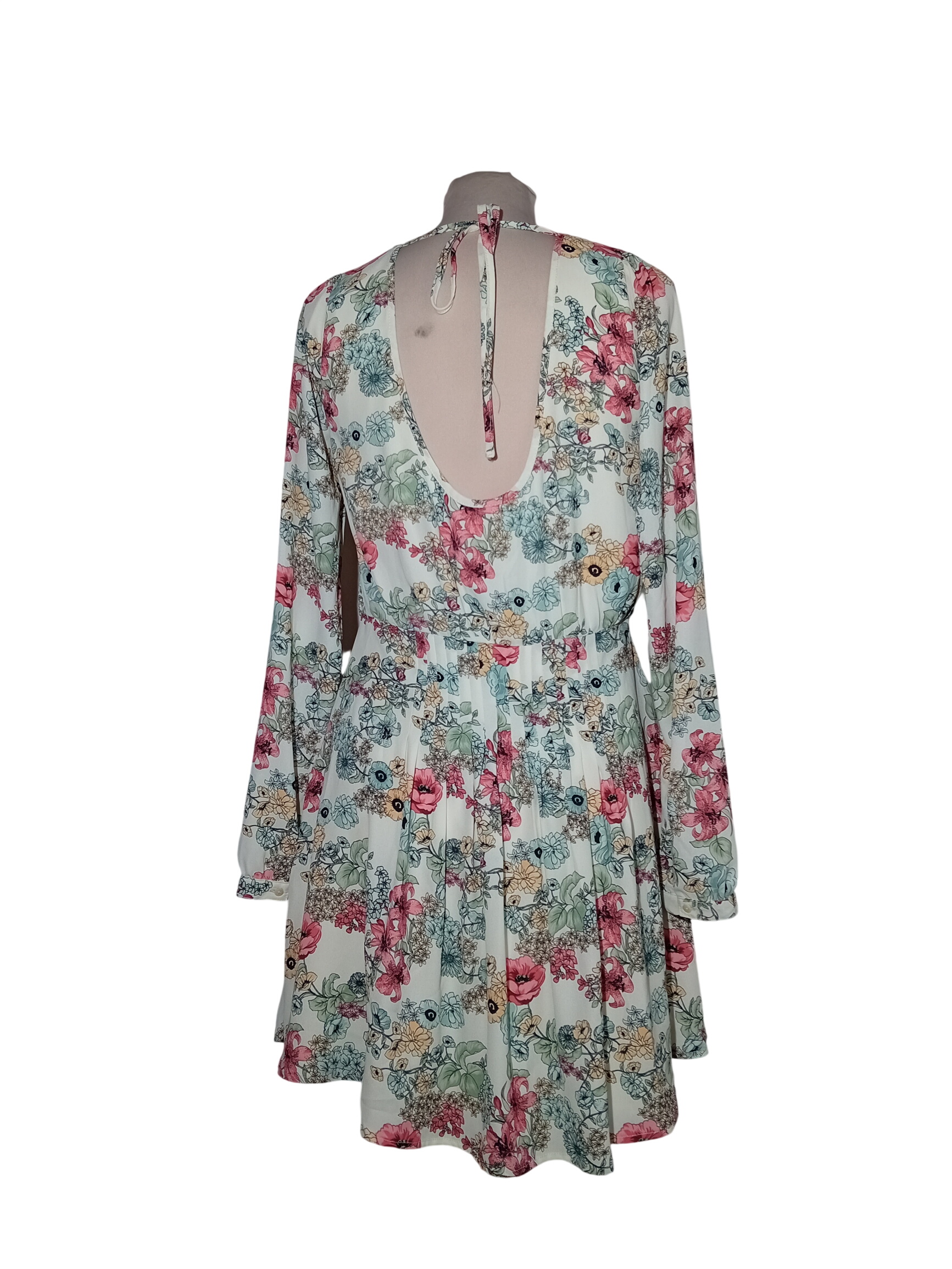Voir photo 2 de Robe Fleurie Manches Longues Pepe Jeans London M (T4263) Robe Fleurie Manches Longues Pepe Jeans London M (T4263) Bon état - Vue 2 -