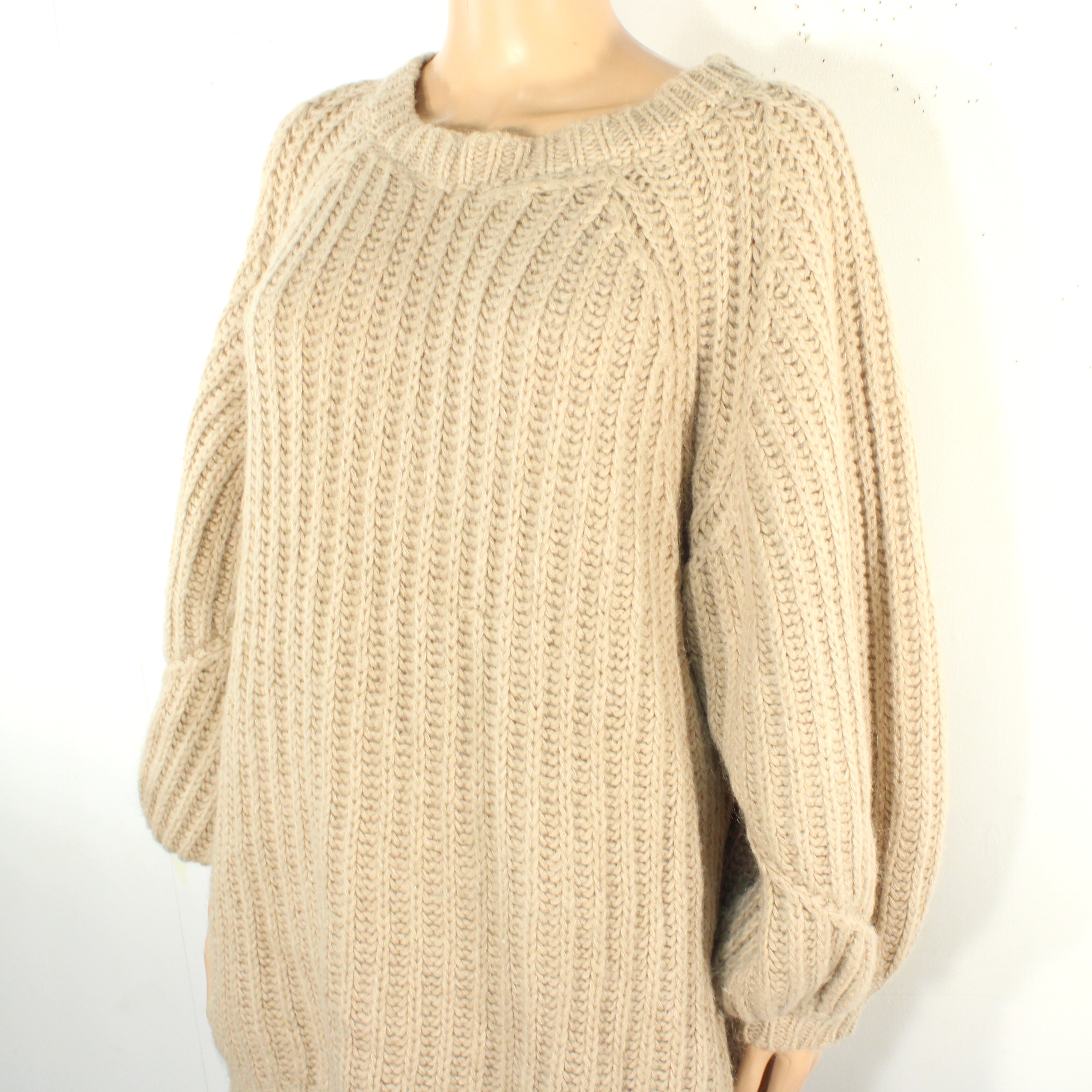 Pull Femme En Maille Beige ATTIC AND BARN Taille S Bon état - Vue 4 - 