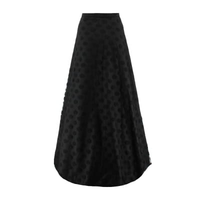 Jupe noire à pois - Femme - Taille 42 - Photo 1