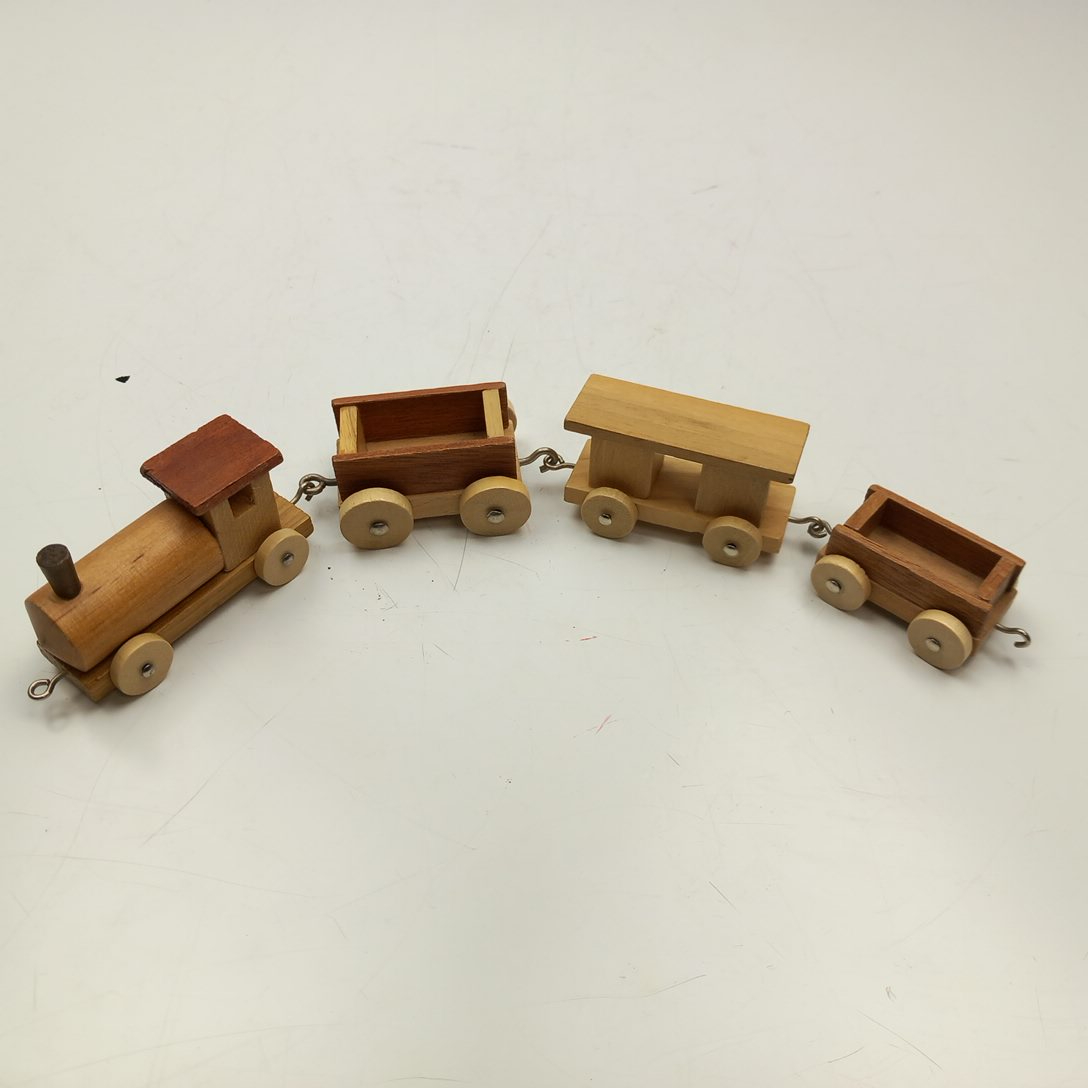 Train Vintage en Bois loquai Holzkunst Bon état - Vue 2 - 